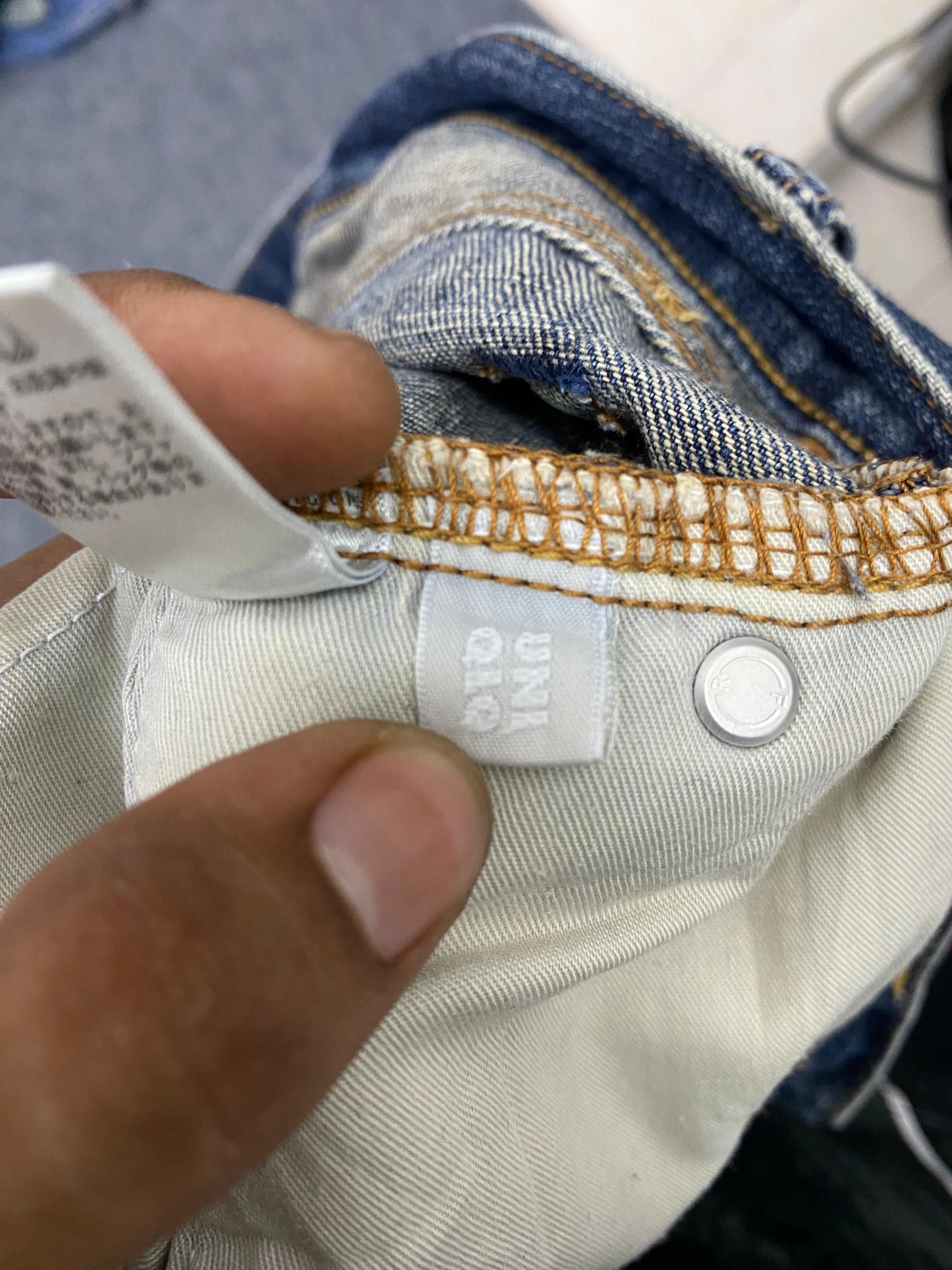 Japanese Brand 💥Delete 💥 Uniqlo Distressed Denim Size US 34 / EU 50 - 15 Thumbnail