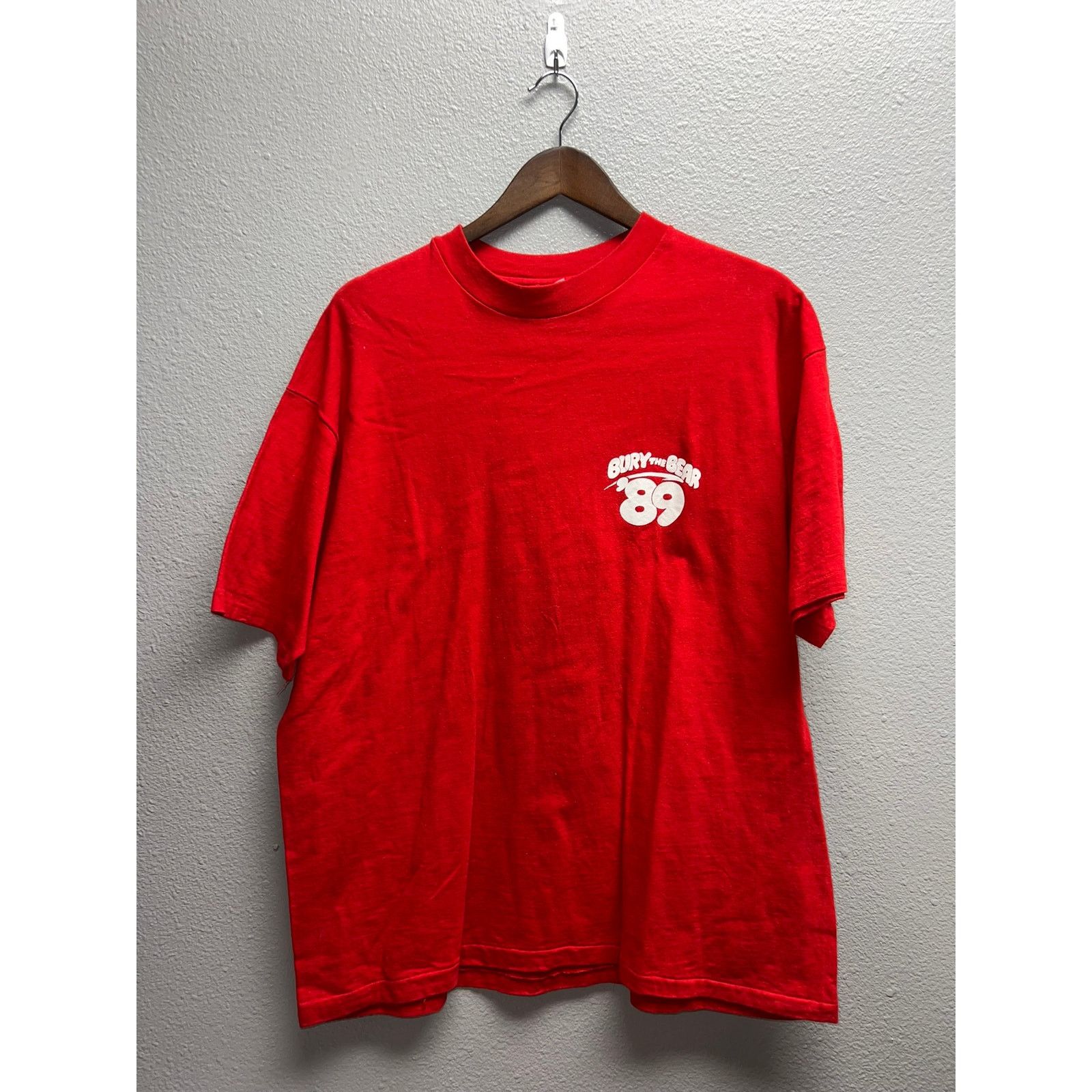 Hanes Vintage Whizard Shirt Bury The Bear '89 Promo Tee VTG 80s XL Size US XL / EU 56 / 4 - 1 Thumbnail