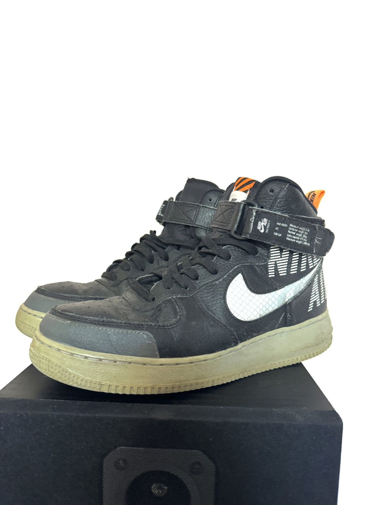 Nike NIKE AIR FORCE 1 HIGH "UNDER CONSTRUCTION" BLACK SIZE 8.5 Size US 8.5 / EU 41-42 - 1 Thumbnail