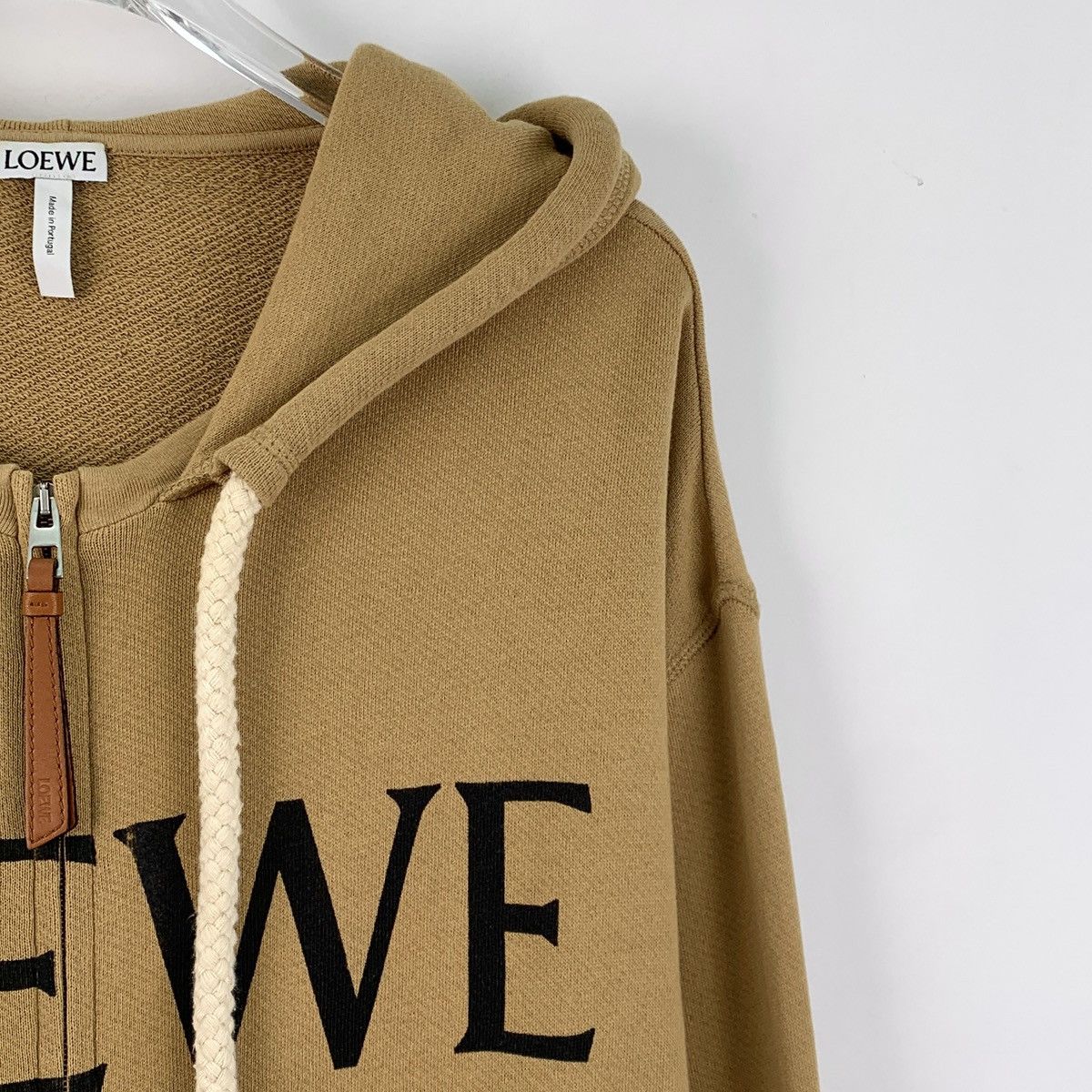 Loewe Loewe Brown Lettered Water Bottle Print Cotton Zipper Jacket Size M / US 6-8 / IT 42-44 - 4 Thumbnail