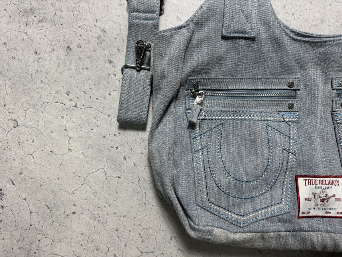 True Religion True Religion Denim Cargo Big Logo Shoulders Bag Size ONE SIZE - 2 Thumbnail