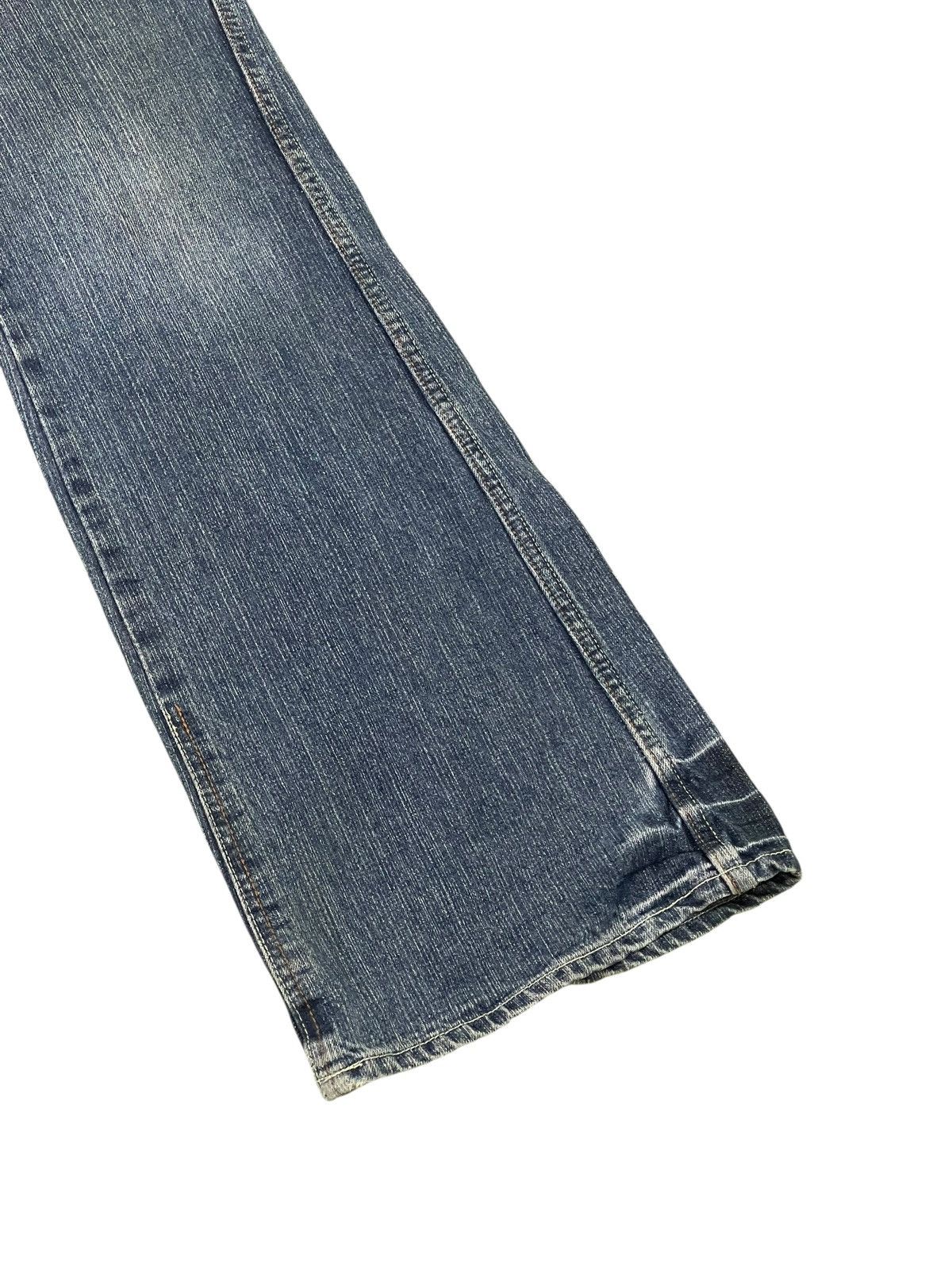 Japanese Brand Flare Jeans Indecent Denim Boot Cut 2🟦2 Size US 31 - 4 Thumbnail