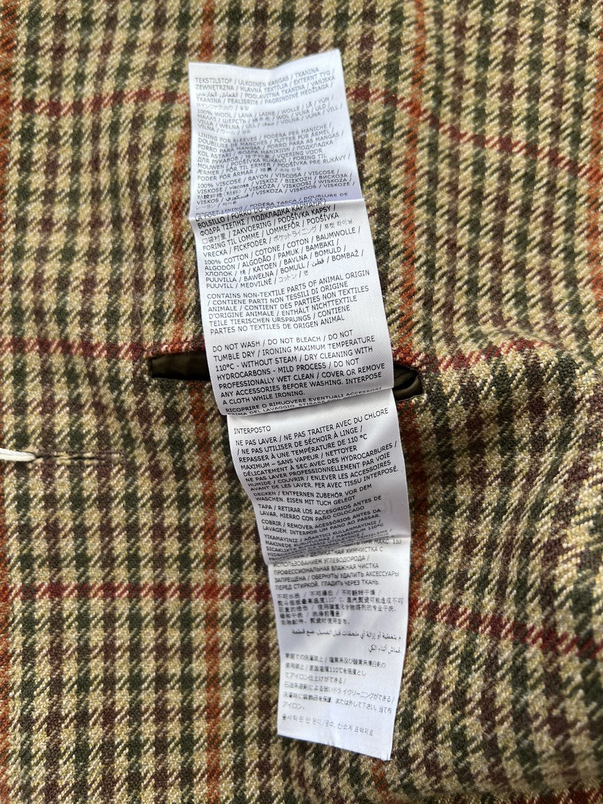 Maison Margiela $4.5k+ FW22 Lines 1 & 10 checked greatcoat, IT50 (oversized) Size US M / EU 48-50 / 2 - 21 Thumbnail