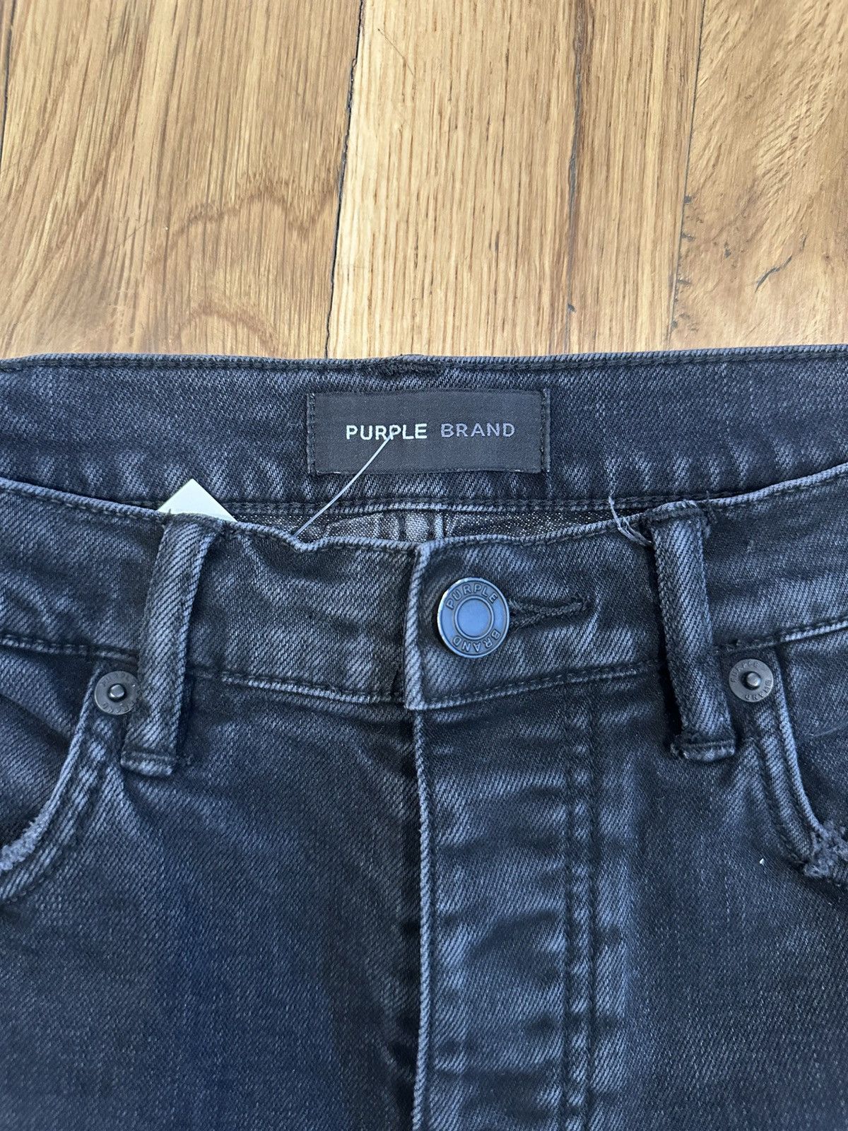 Purple Brand Purple Brand Plain Black Denim Jeans Size 30 Size US 30 / EU 46 - 3 Thumbnail