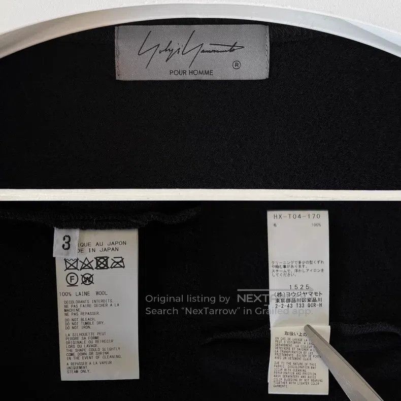 Yohji Yamamoto Yohji Yamamoto 21AW Show Wool long sleeves Size US L / EU 52-54 / 3 - 6 Thumbnail