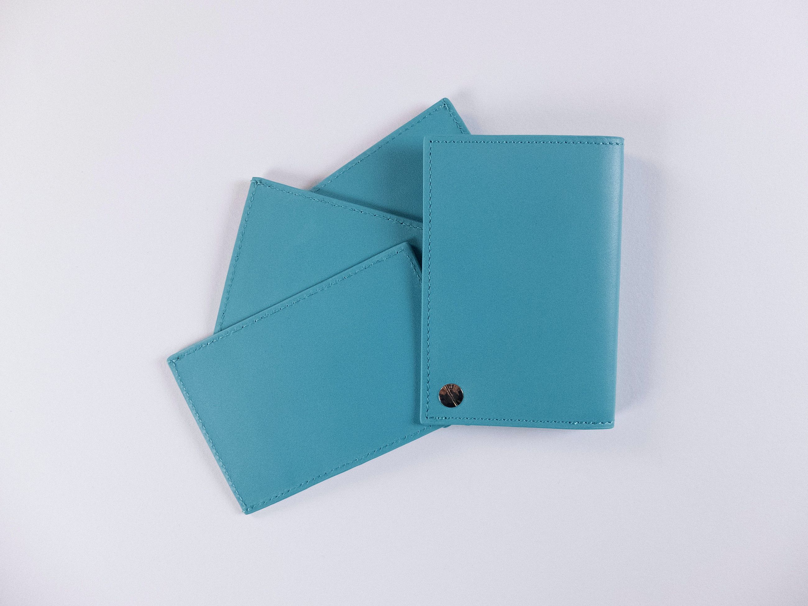 Paul Smith PAUL SMITH blue signature stripe pullout leather card holder Size ONE SIZE - 7 Thumbnail