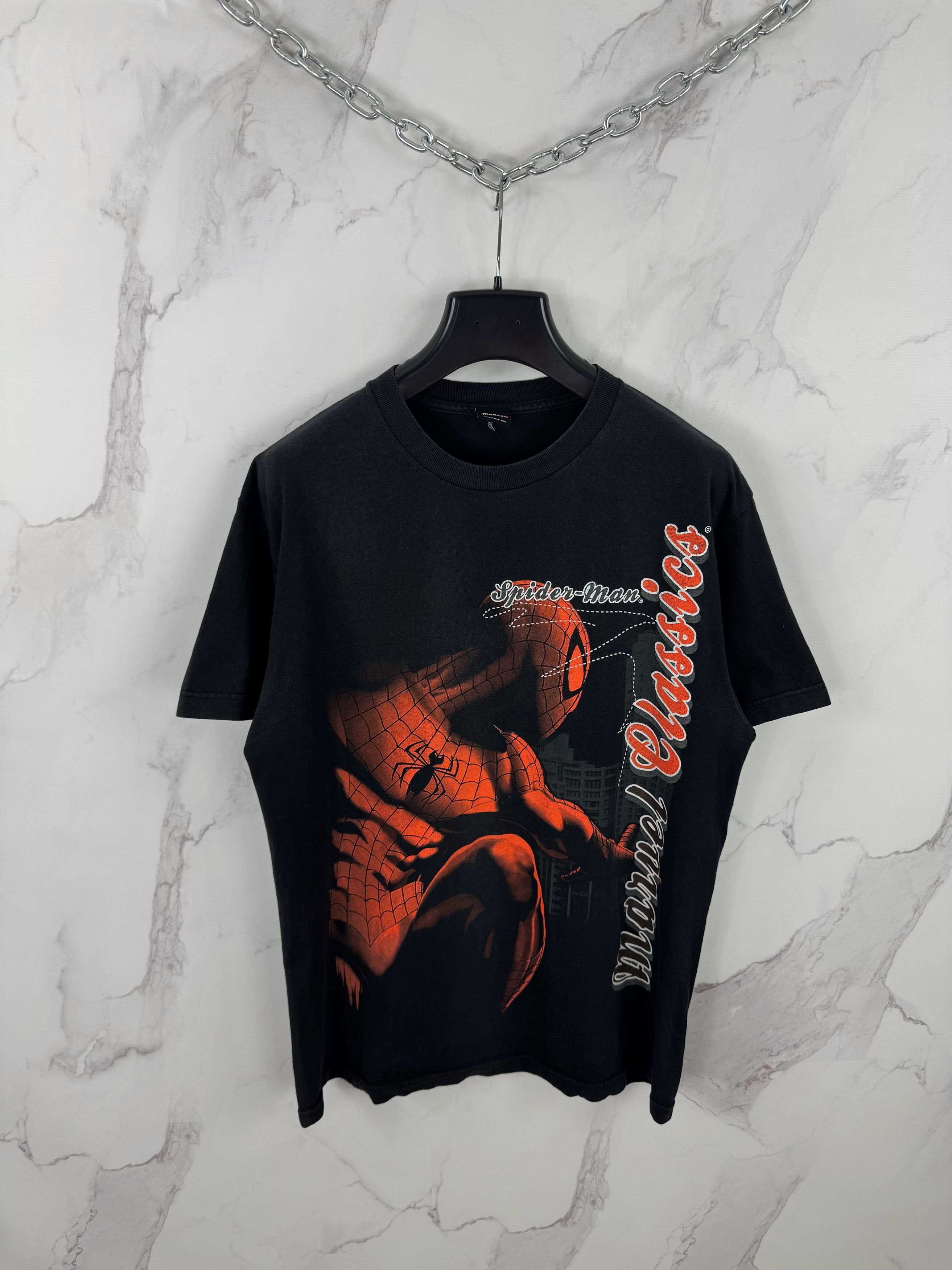 Vintage Mad Engine Marvel Spider Man T-Shirt Retro Comics