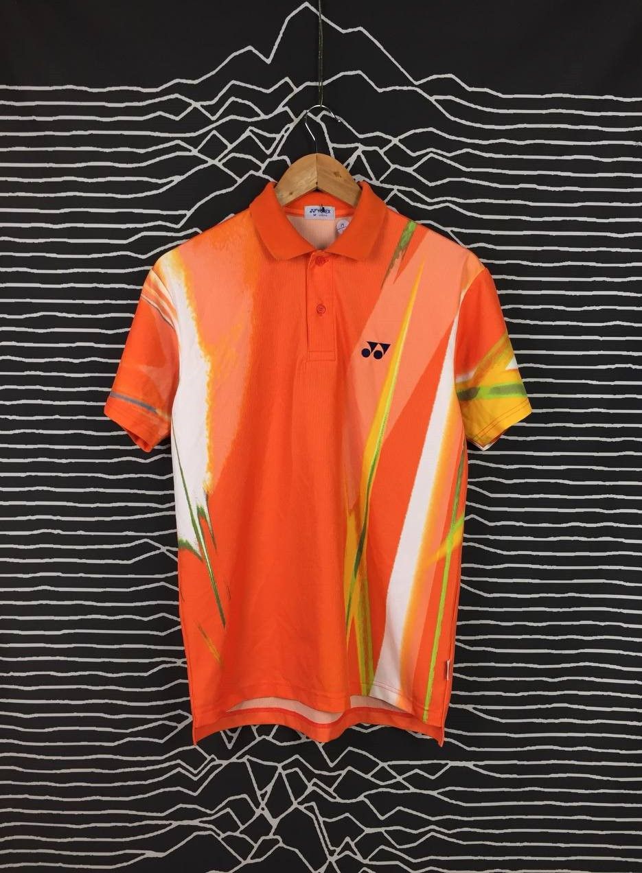 Japanese Brand Vtg Yonex Jaspo Made In Japan Fullprint Badminton Jersey Size US M / EU 48-50 / 2 - 1 Thumbnail