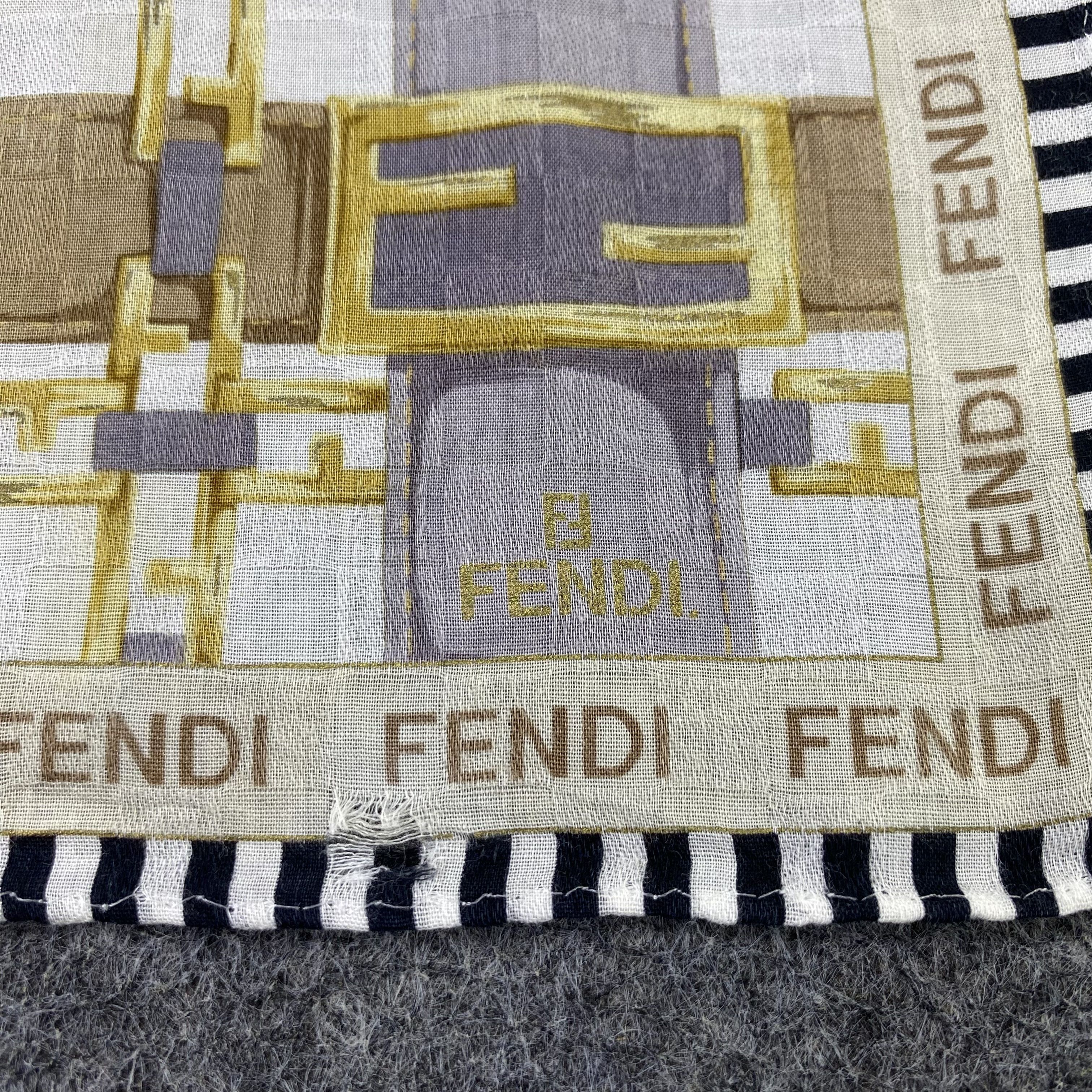 Fendi Fendi Handkerchief / Bandana / Neckerchief-B2267 Size ONE SIZE - 7 Thumbnail