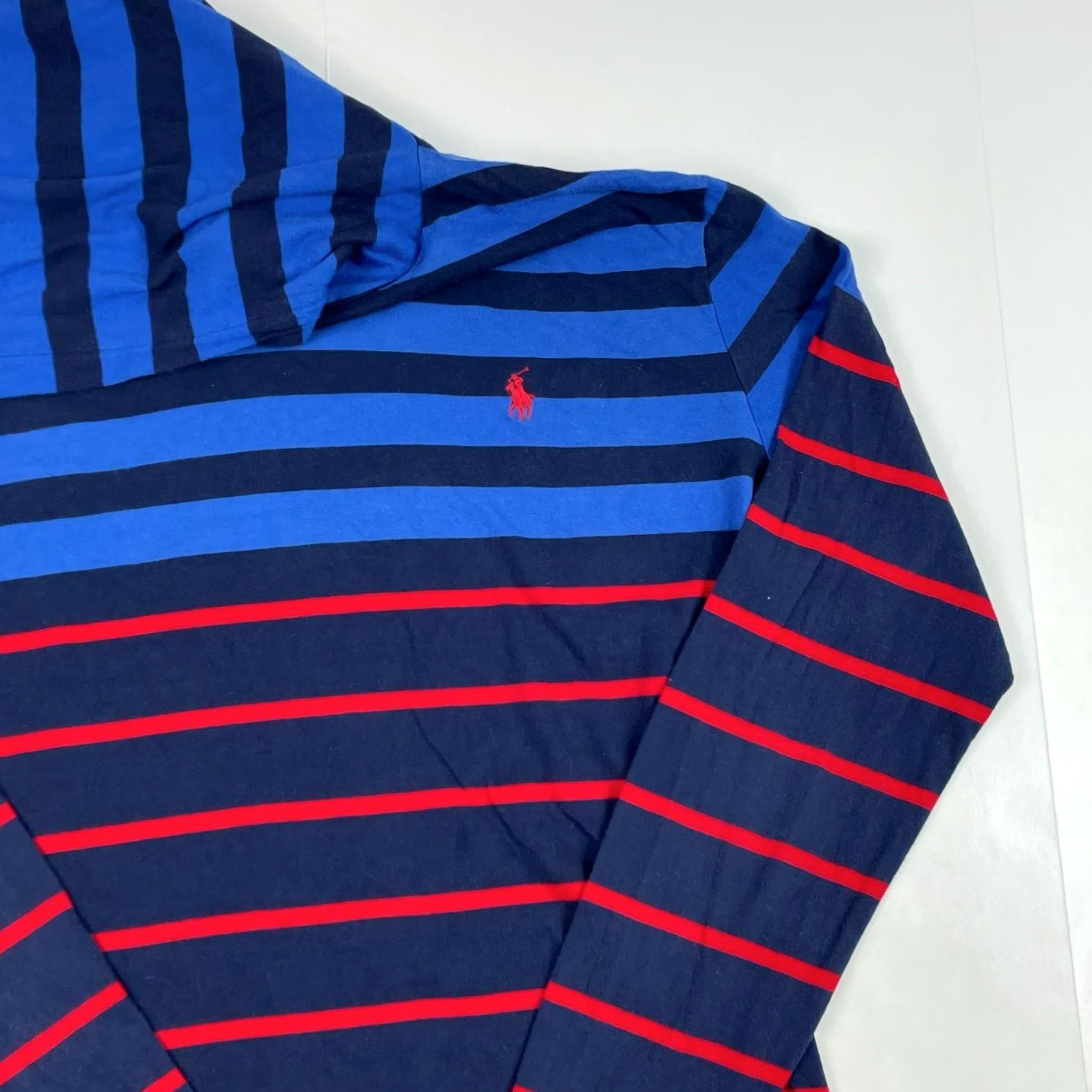Polo Ralph Lauren Polo Ralph Lauren Shirt Mens S Blue Men Hooded Long Sleeve Golf Golfer Rugby Pony Size US S / EU 44-46 / 1 - 3 Thumbnail