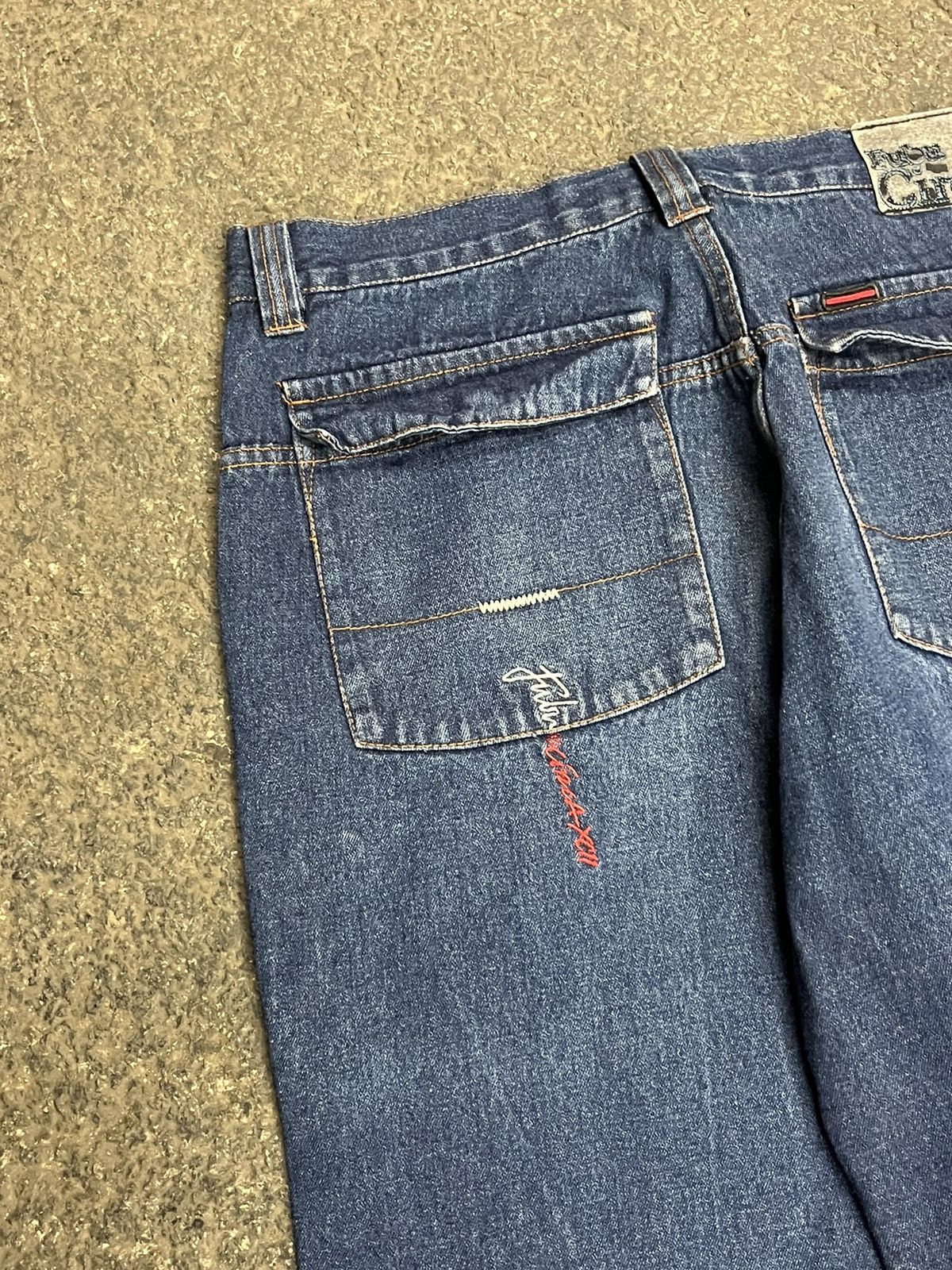 Fubu × Vintage Y2k baggy fit wide leg Fubu skater pants hype rare Size US 34 / EU 50 - 4 Thumbnail