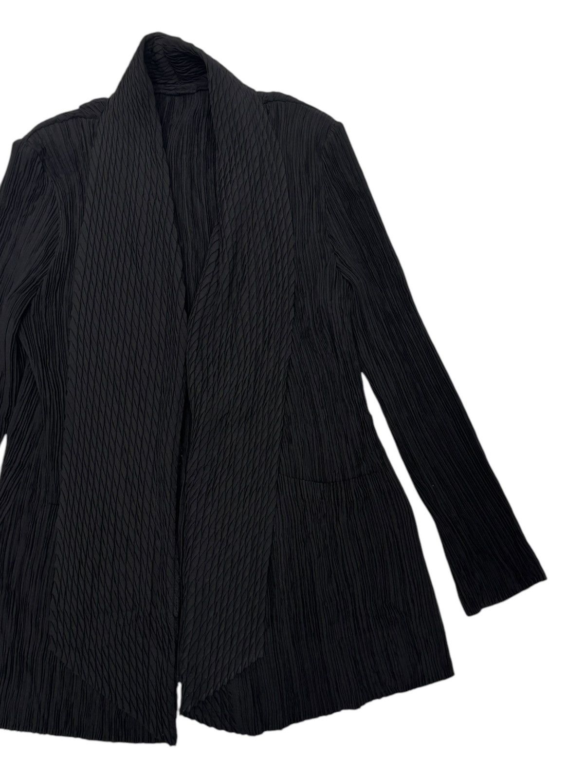 Issey Miyake × Japanese Brand × Pleats Please Issey Miyake PLEATED PLEASE ISSEY MIYAKE STYLE DESIGN DRAPE JACKET Size S / US 4 / IT 40 - 5 Thumbnail