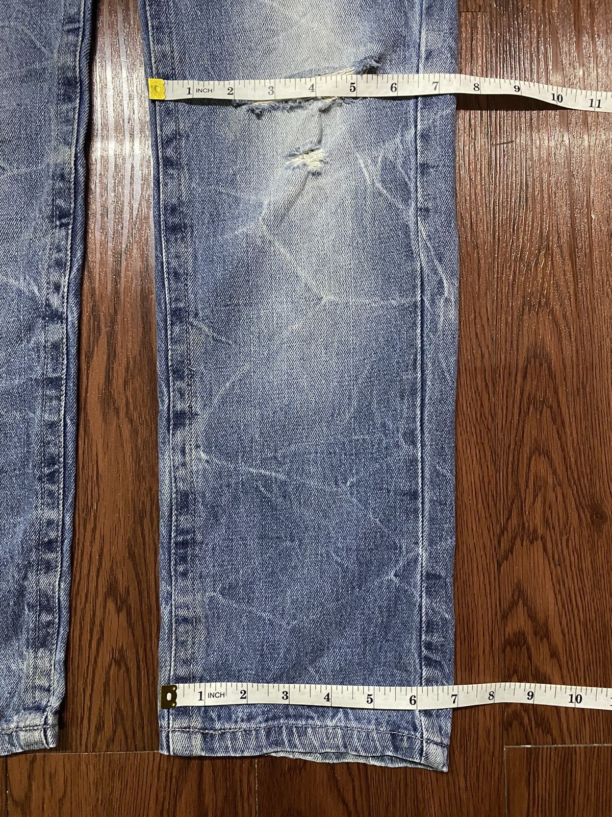Japanese Brand Vintage Japanese Brands Thunder Distressed Denim Jeans Size US 27 - 18 Thumbnail