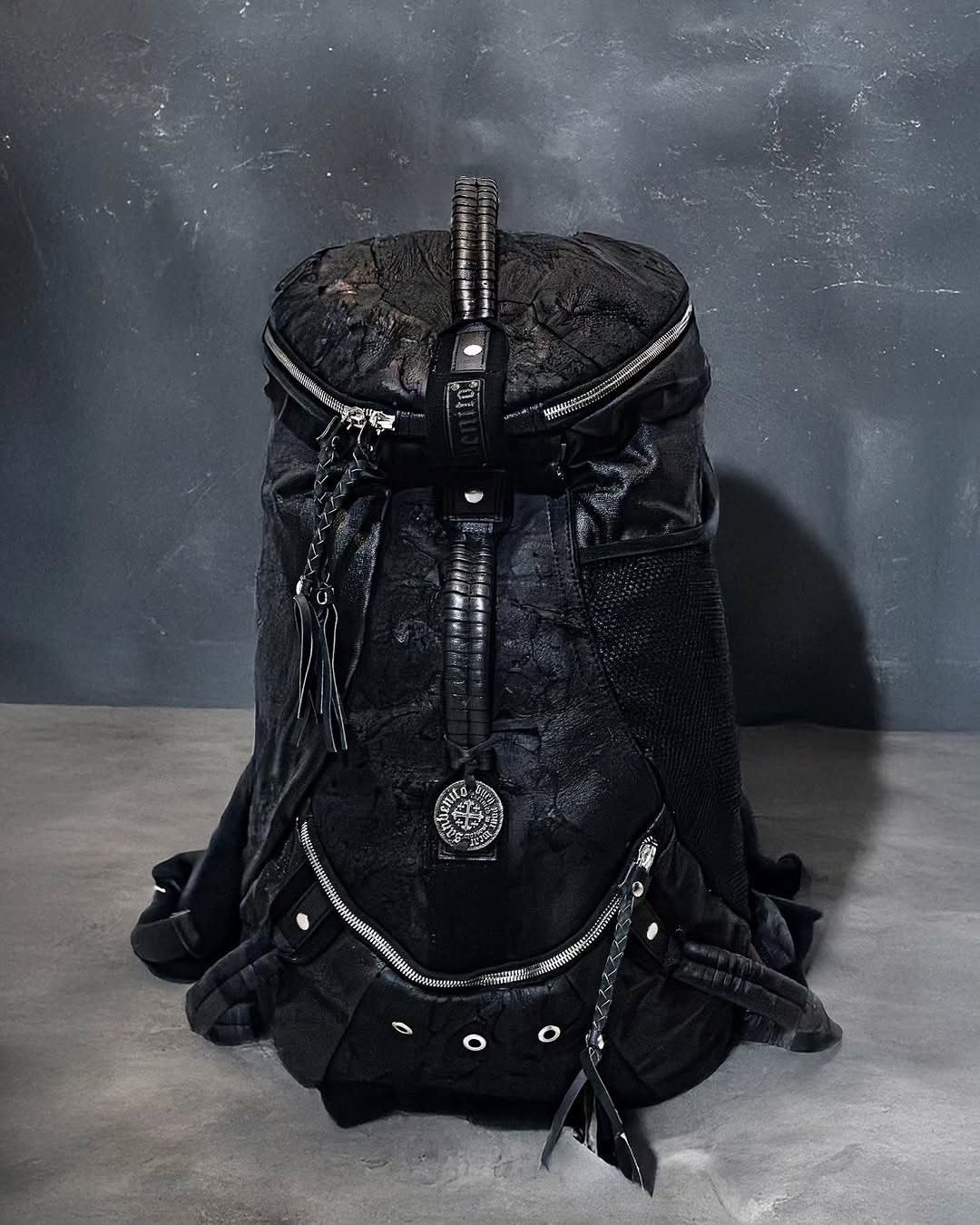 Other SANBENITO Waxed Canvas Leather Backpack | One-of-One Relic Size ONE SIZE - 1 Thumbnail