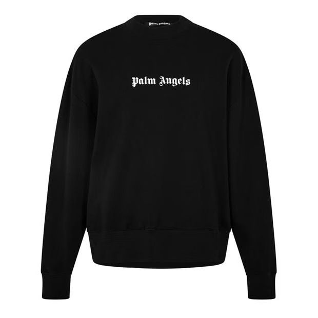 image of Palm Angels O1G2R1Mq0524 Sweatshirts In Black & White in Black/White, Men's (Size XL)