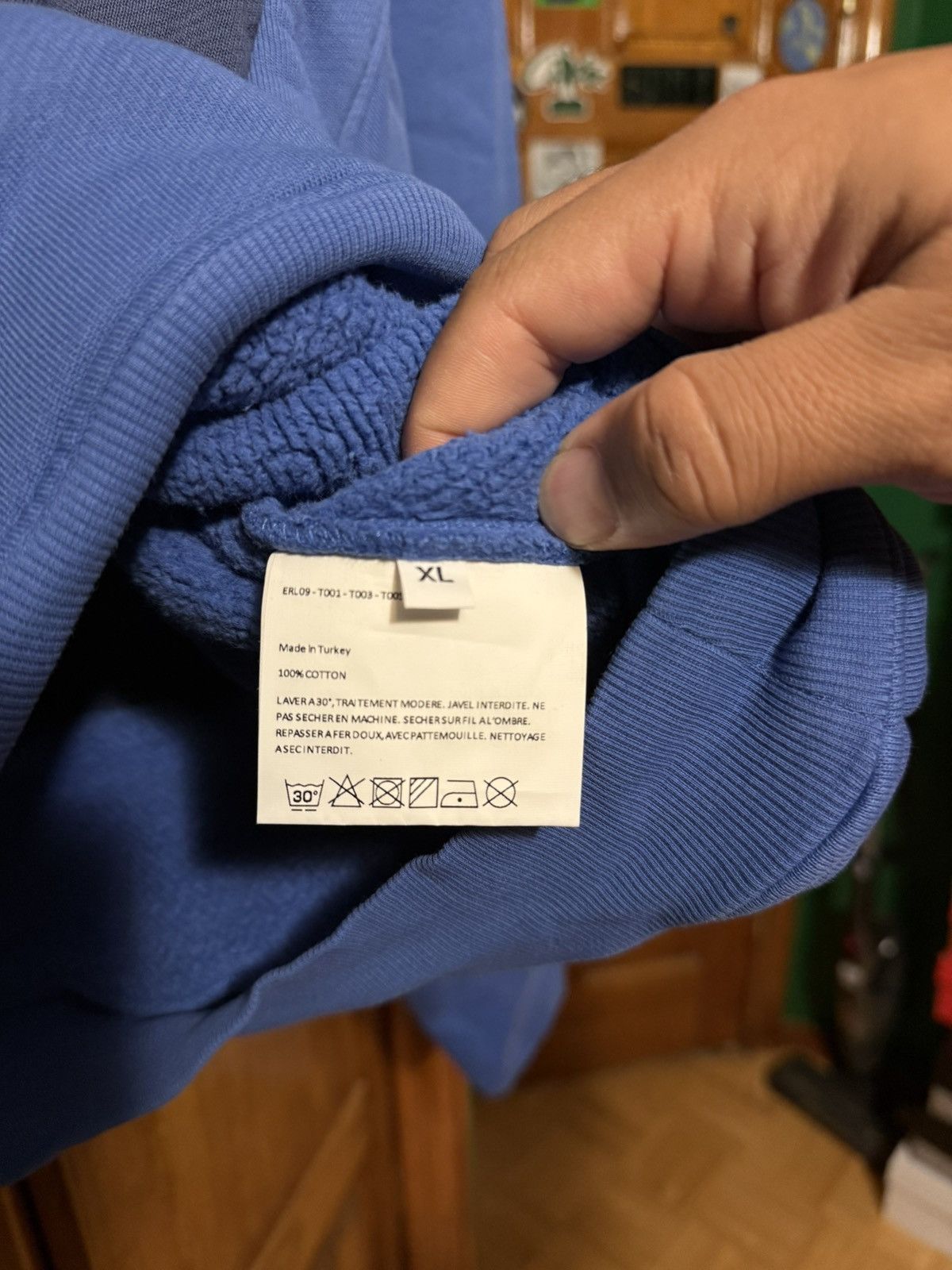 ERL ERL Swirl Hoodie Blue Size US XL / EU 56 / 4 - 7 Thumbnail