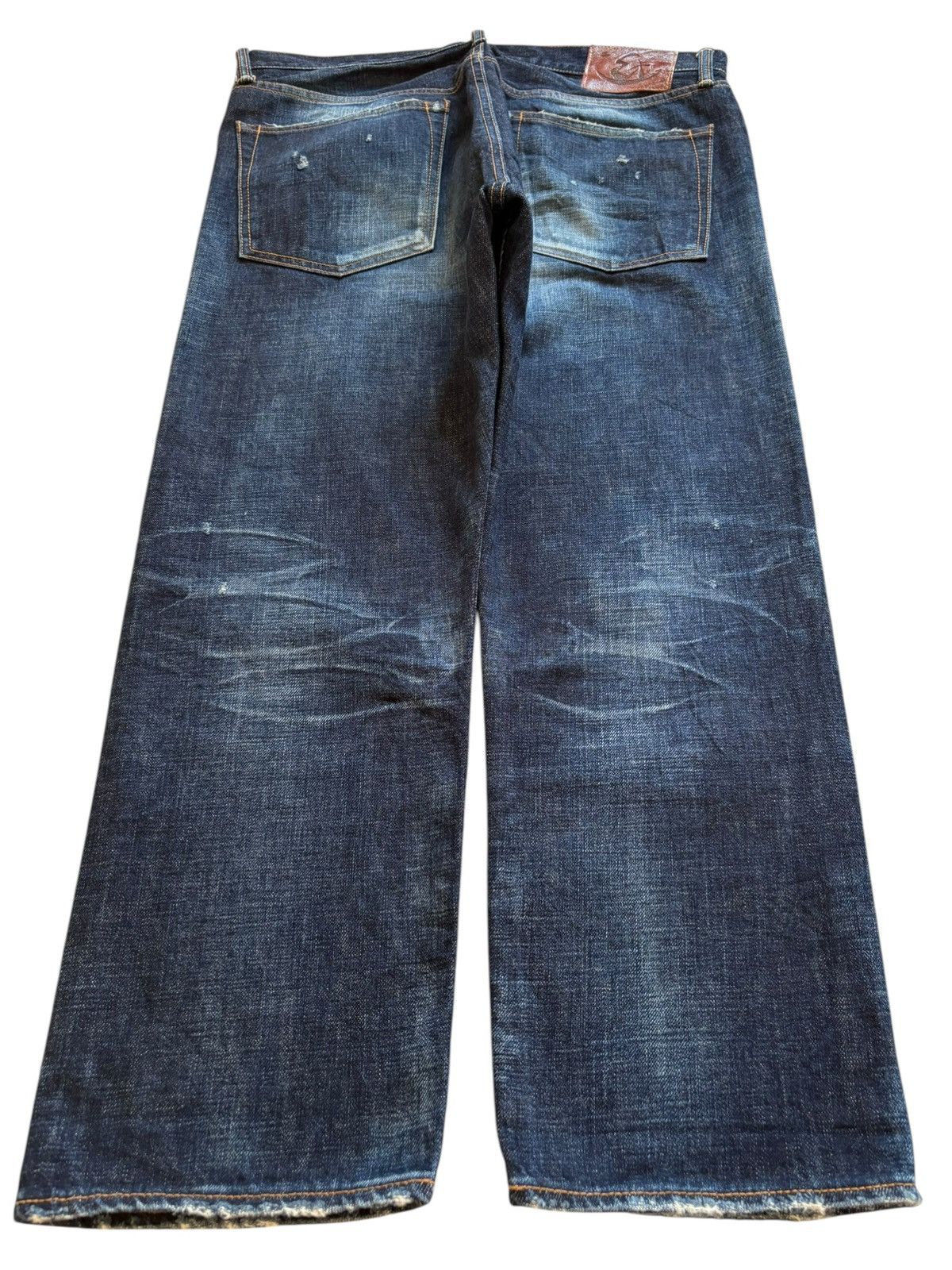 Eternal Vintage Eternal Patches Mud Wash Distressed Loose Jeans Size US 35 - 2 Thumbnail