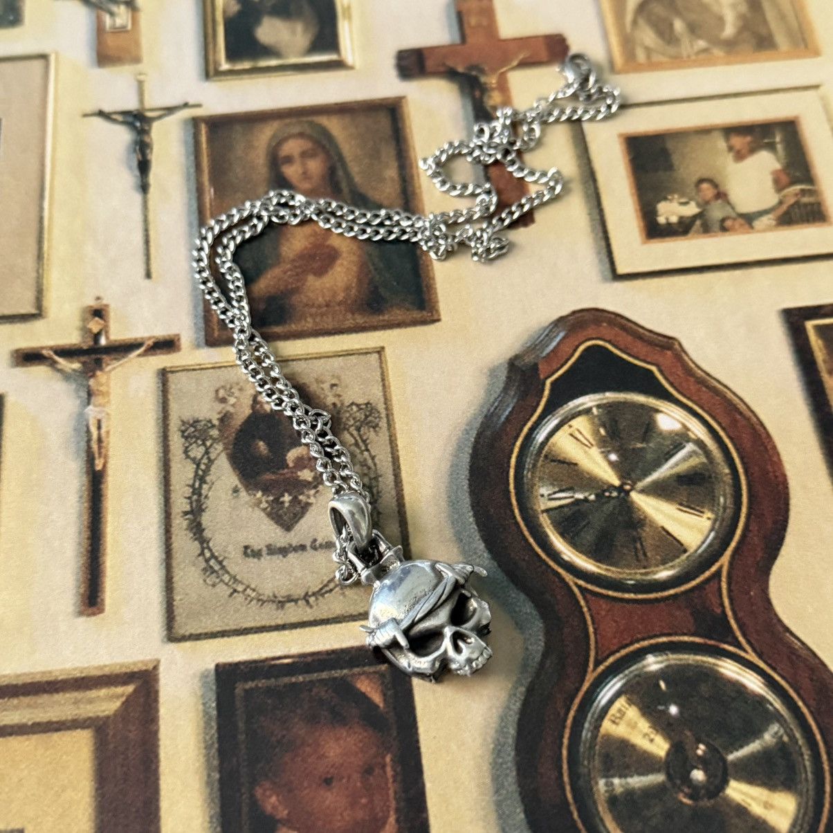 G59 Records G59 $UICIDEBOY$ SKULL PENDANT (SILVER) Size ONE SIZE - 1 Thumbnail