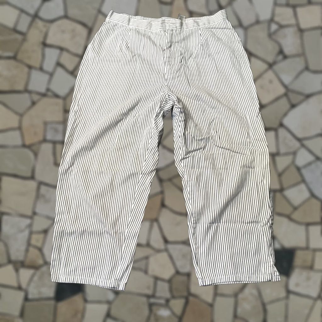 Vintage VINTAGE Russ High Waisted striped Pants Retro Wide Leg Hippy Women’s 14 Size 36" / US 14 / IT 50 - 1 Thumbnail