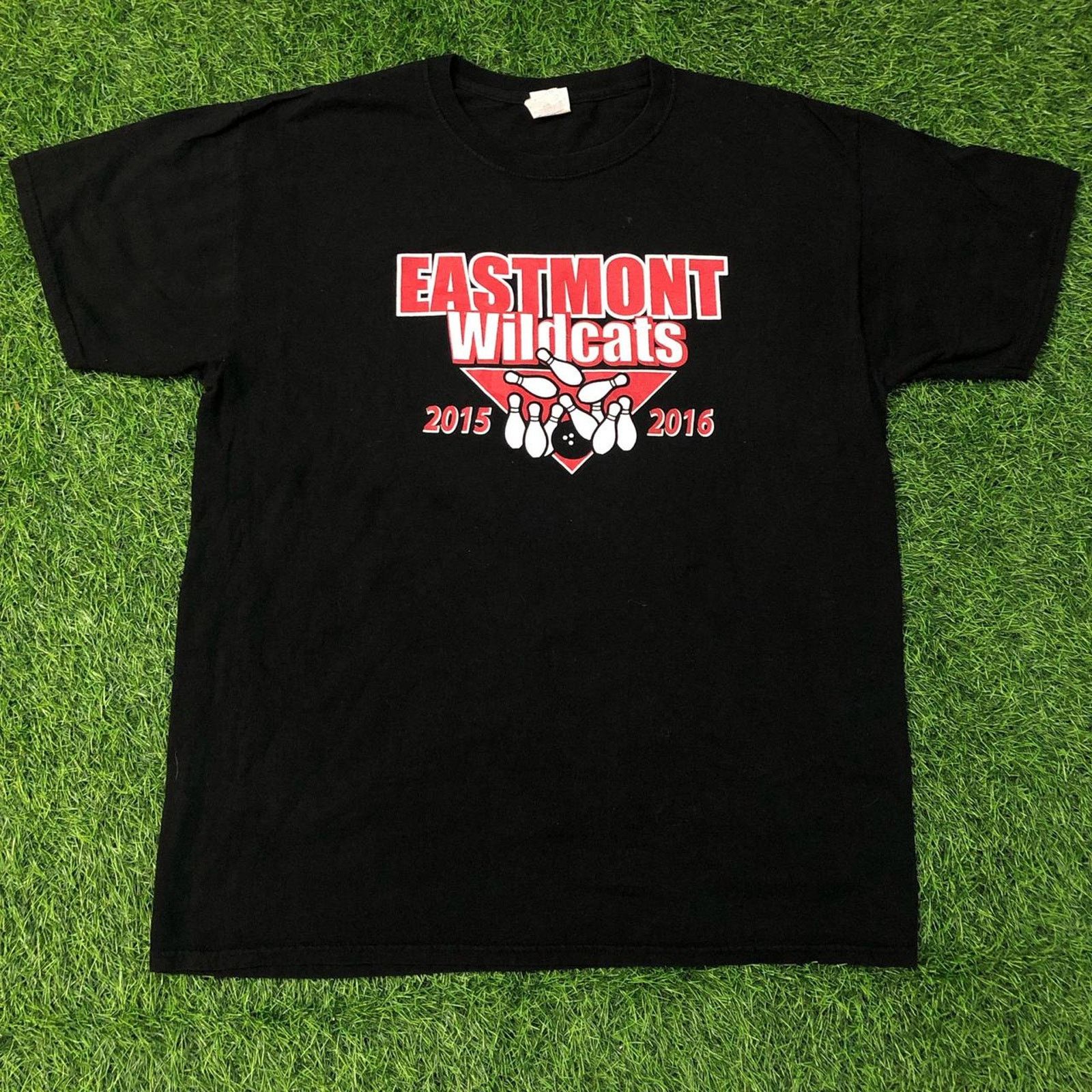 Jerzees Men’s Eastmont Wildcats Bowling Graphic Tee Size US L / EU 52-54 / 3 - 1 Thumbnail