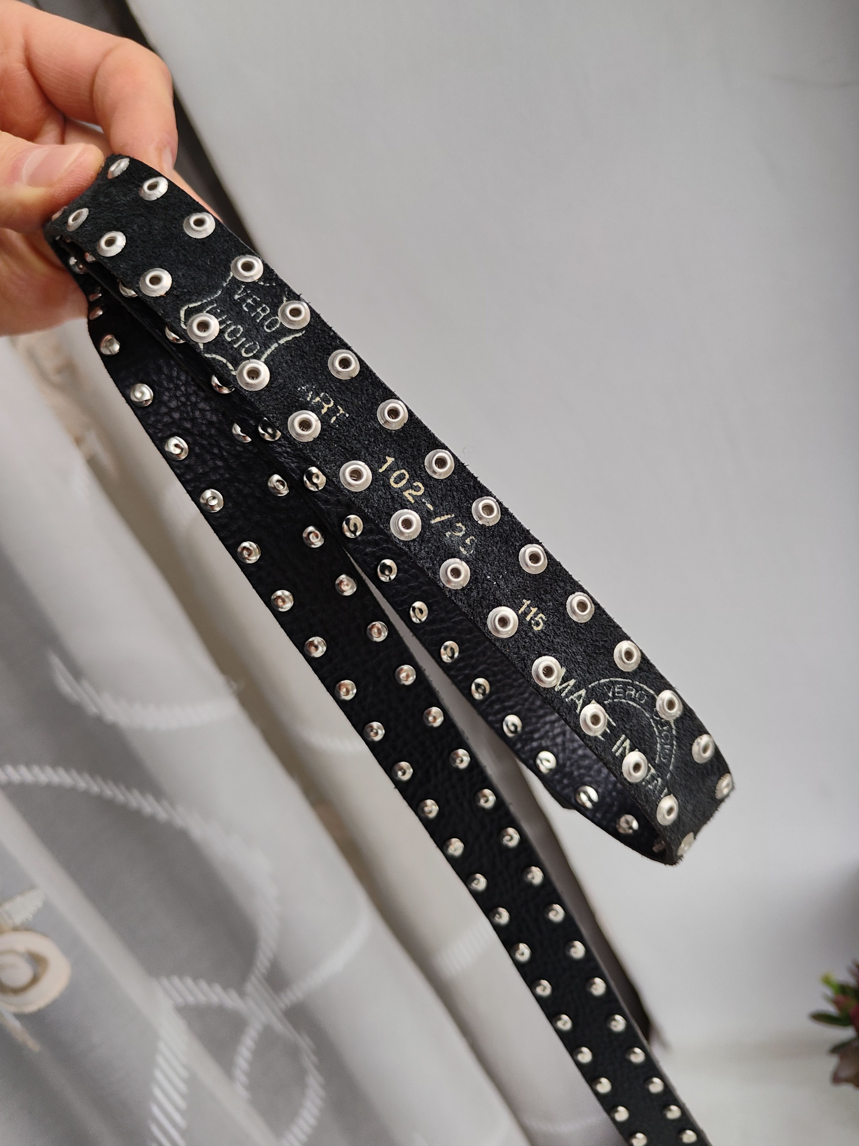Leather Leather Belt Italy Leather Women's Belt Size ONE SIZE - 4 Thumbnail