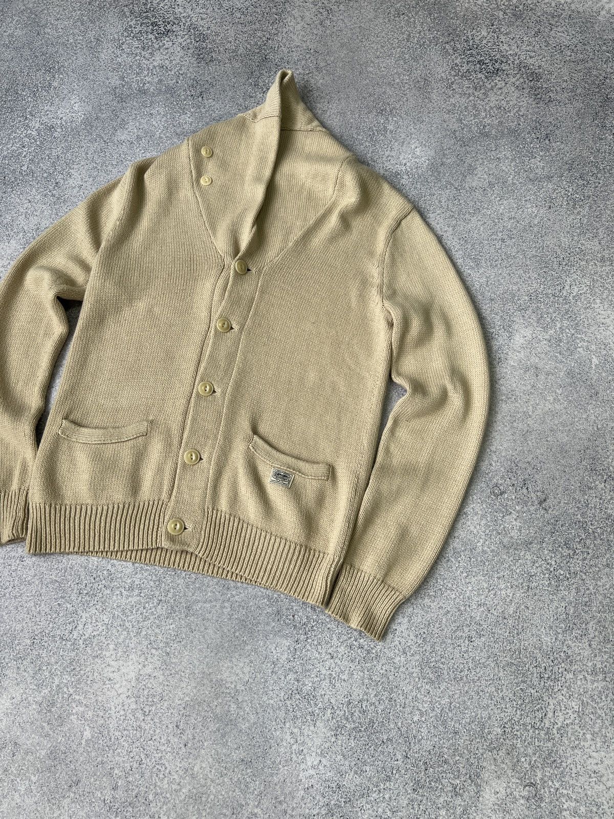 Ralph Lauren × Vintage Vintage Ralph Lauren Denim Supply Heavy knitted cardigan Size US S / EU 44-46 / 1 - 3 Thumbnail