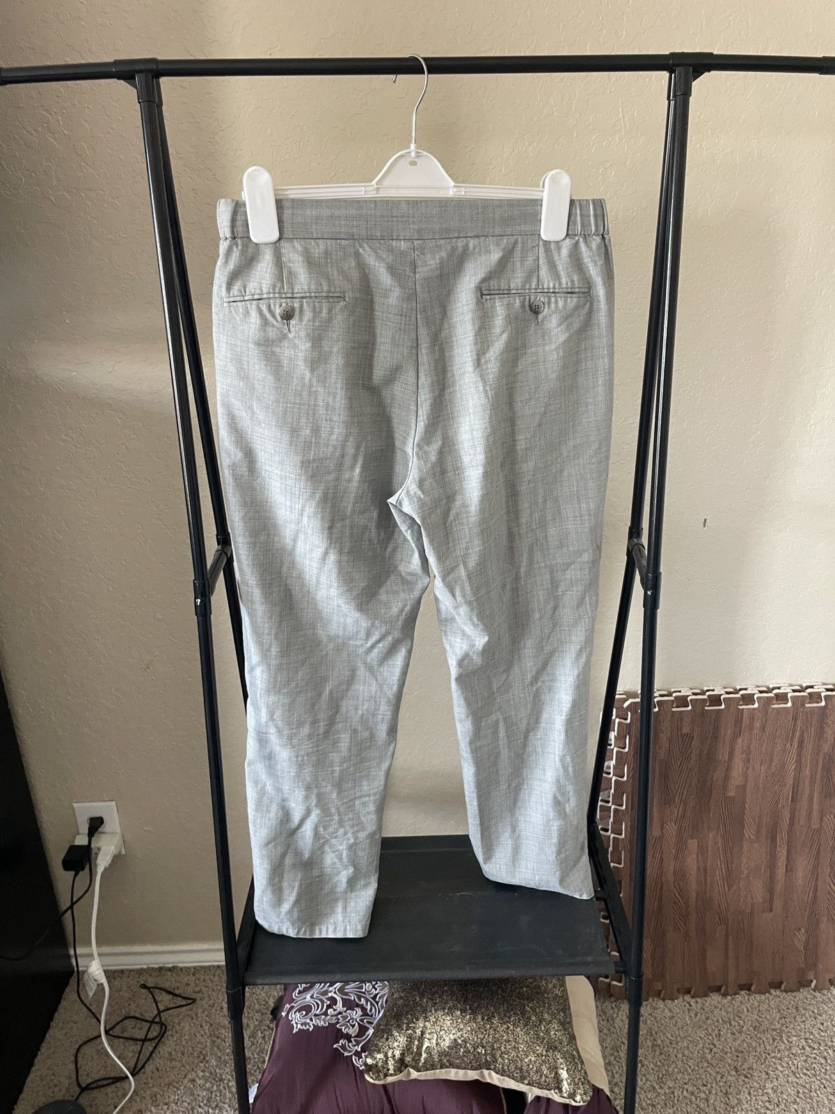 Suitsupply Pure Wool Drawstring cropped dress pants Size US 34 / EU 50 - 5 Thumbnail