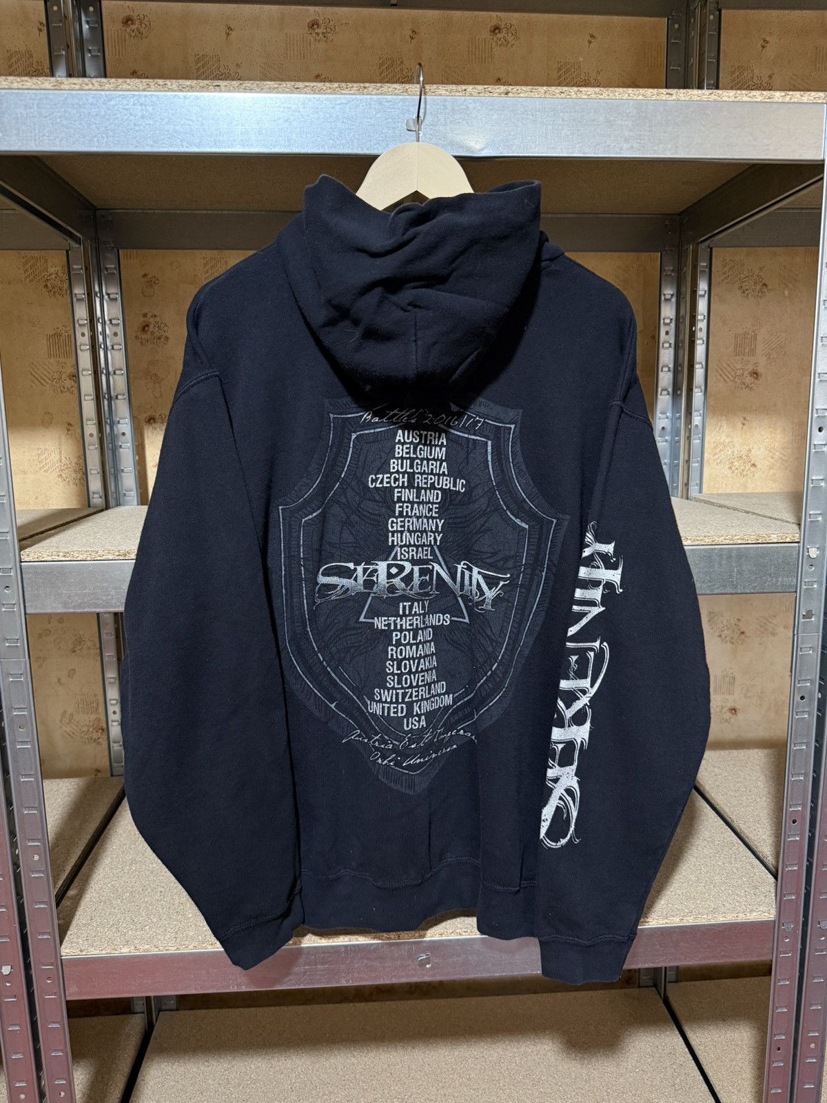 Band Tees × Vintage Vintage Serenity Rock Band Tour 2016 Retro Hoodie Y2K Size US XL / EU 56 / 4 - 2 Thumbnail