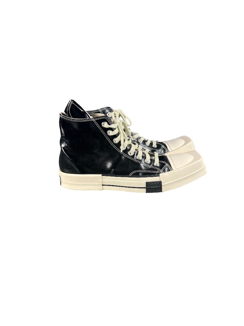 Rick Owens DRKSHDW x Converse TurboDRK Hi Blk Patent 9.5