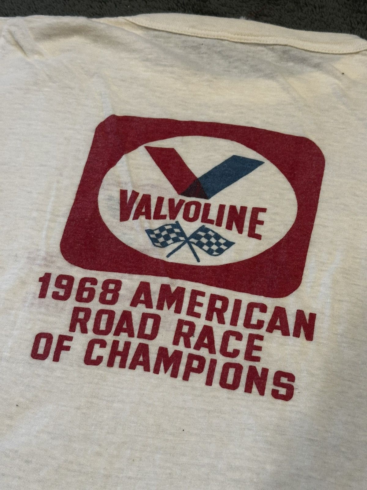 Vintage Vintage “Valvoline, 1968 American Road Race” Single Stitch T Size US S / EU 44-46 / 1 - 3 Thumbnail