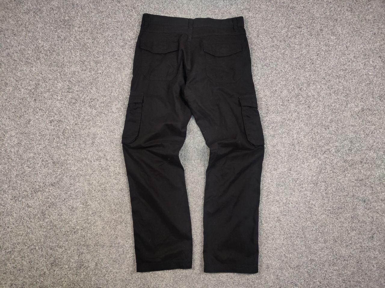 Japanese Brand Vintage Japan style Black Cargo Straight Fit Pants Y2K Size US 34 / EU 50 - 15 Thumbnail