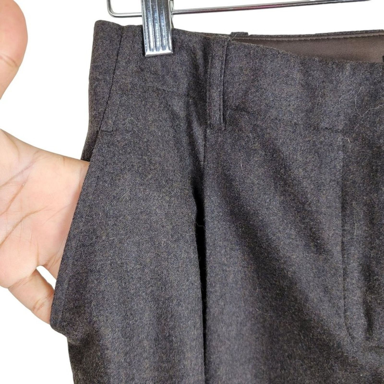 Lafayette 148 Lafayette 148 New York Brushed Wool Cashmere Blend Trouser Size 30" / US 8 / IT 44 - 10 Thumbnail
