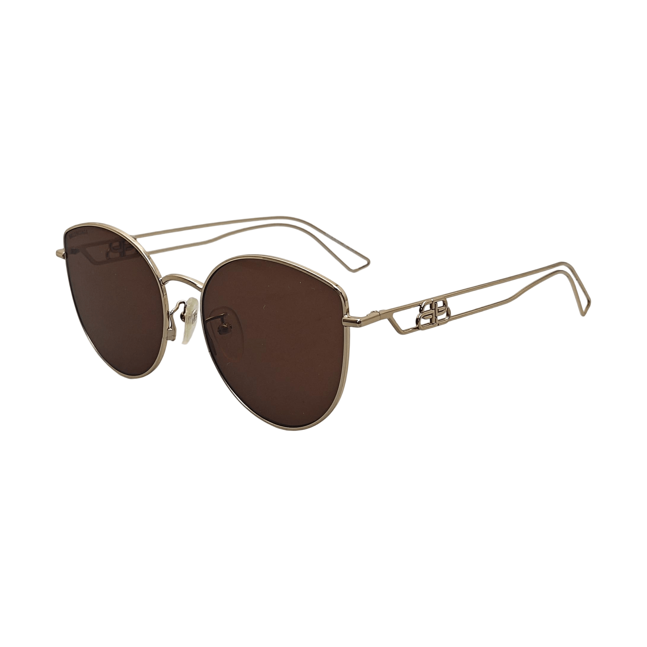 Balenciaga Balenciaga BB Logo Oval Sunglasses One Size Size ONE SIZE - 1 Thumbnail