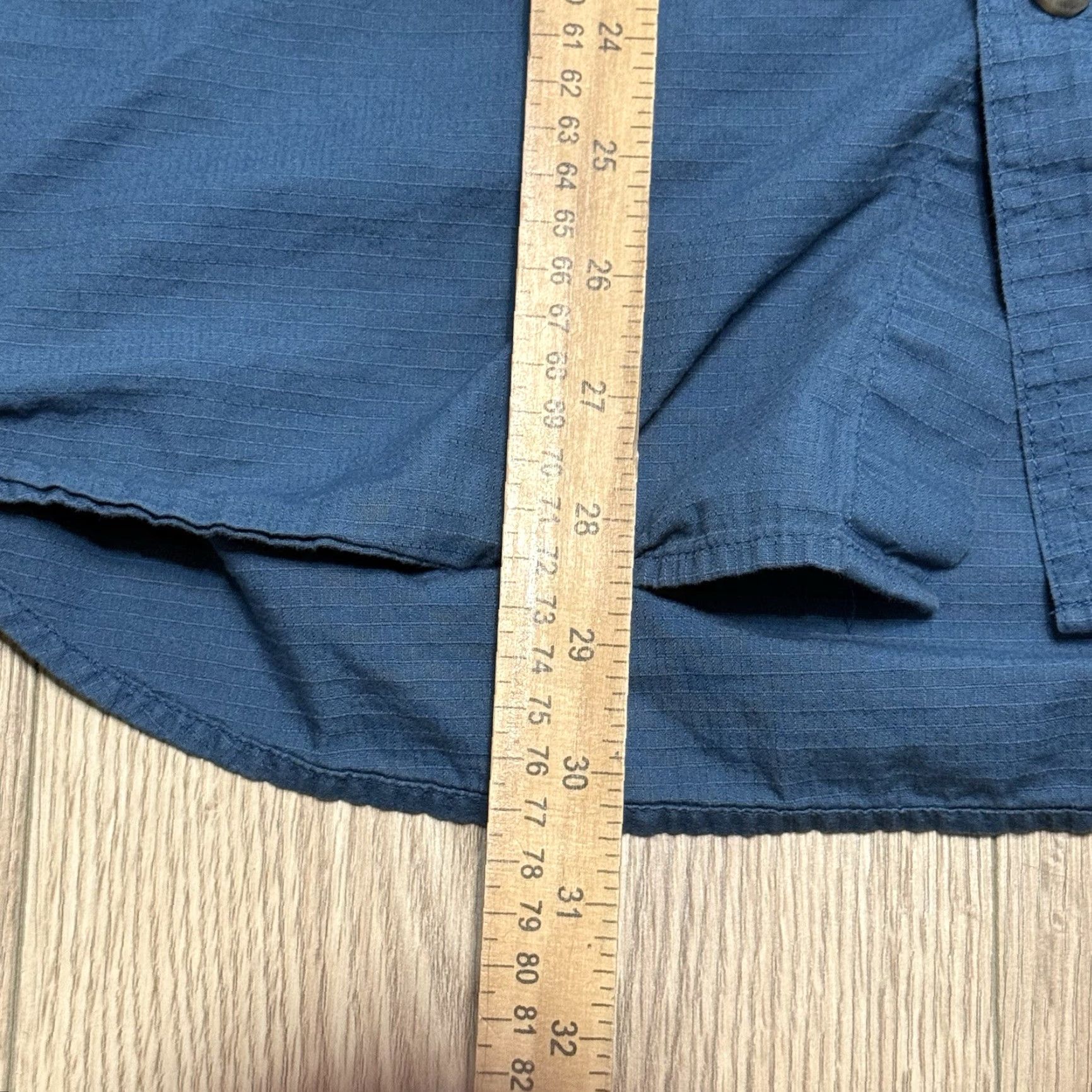 Vintage VINTAGE Red Head Brand Men’s Short Sleeve Button-Up Shirt M Blue Pockets Embroidered Fish Size US M / EU 48-50 / 2 - 4 Thumbnail