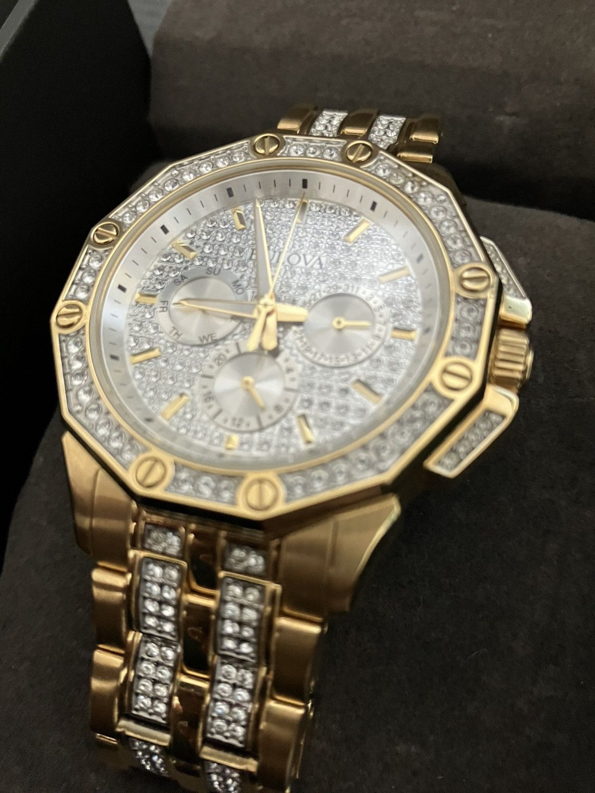 Bulova Bulova Octava Crystal Gold Watch Size ONE SIZE - 3 Thumbnail