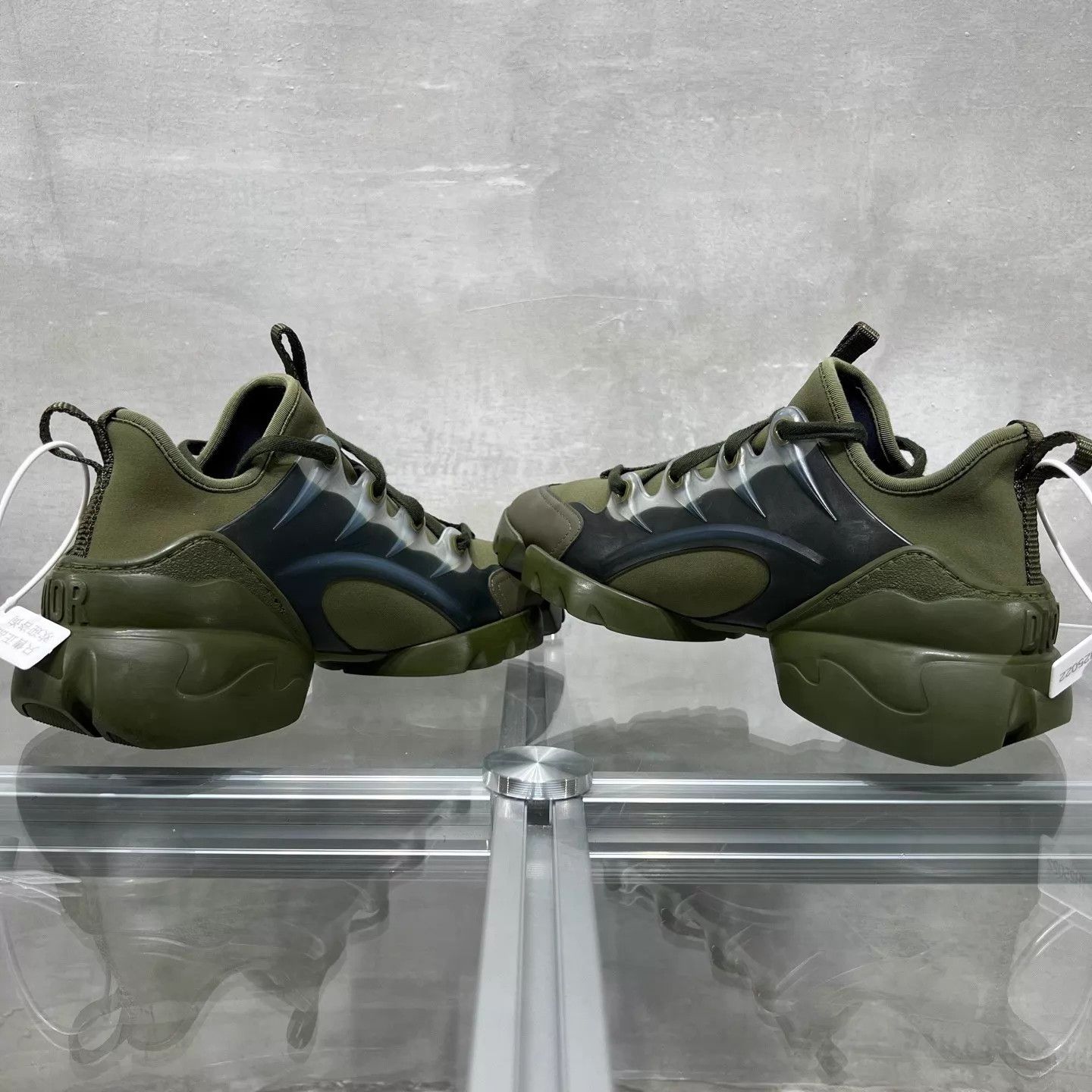 Dior Dior D-Connect Dad Shoe Military Green 36.5 Size US 6 / IT 36 - 5 Thumbnail