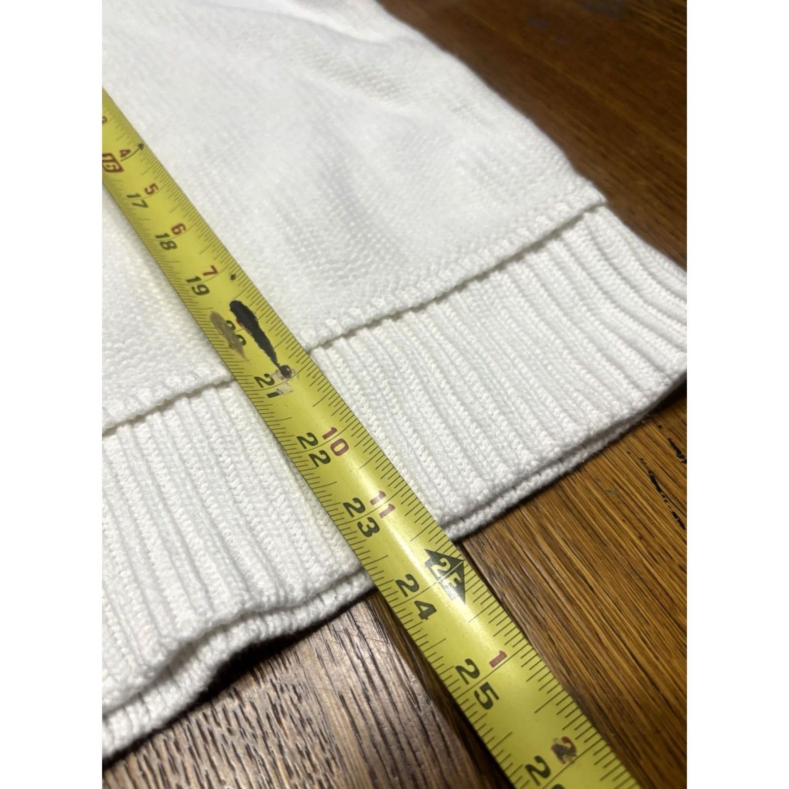 American Eagle Outfitters VINTAGE? No. American Eagle Outfitters Sweater Womens Pullover V-Neck Oversized White M Size M / US 6-8 / IT 42-44 - 4 Thumbnail