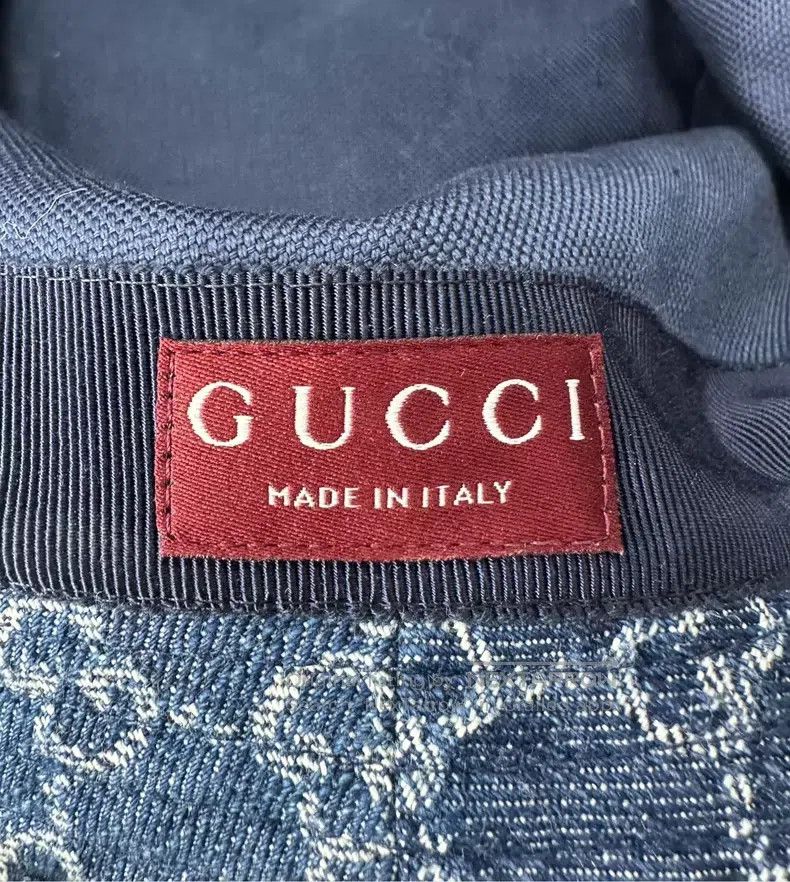 Gucci Gucci Size M Blue full-print logo fisherman's hat Size ONE SIZE - 3 Thumbnail
