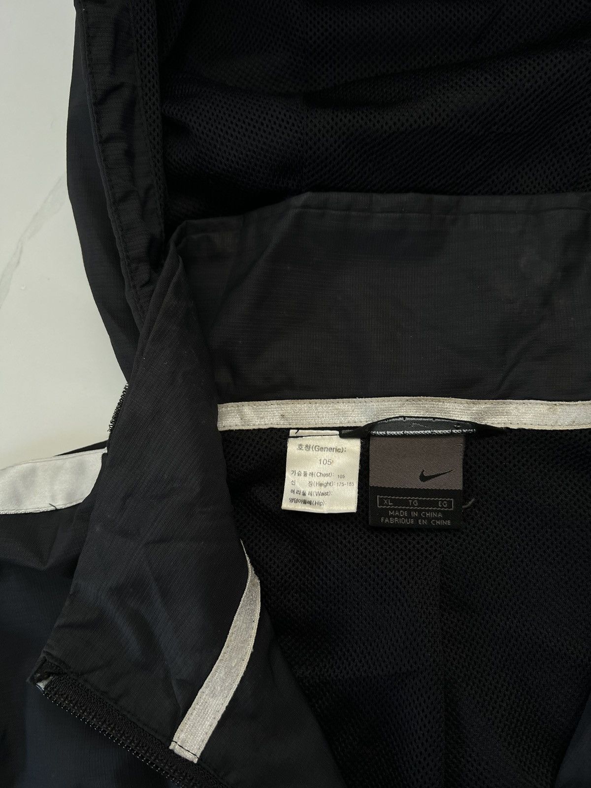 Nike × Vintage 90's NIKE TEAM RETRO GORPCORE HOODED Y2K JACKET RARE SWOOSH Size US XL / EU 56 / 4 - 7 Thumbnail