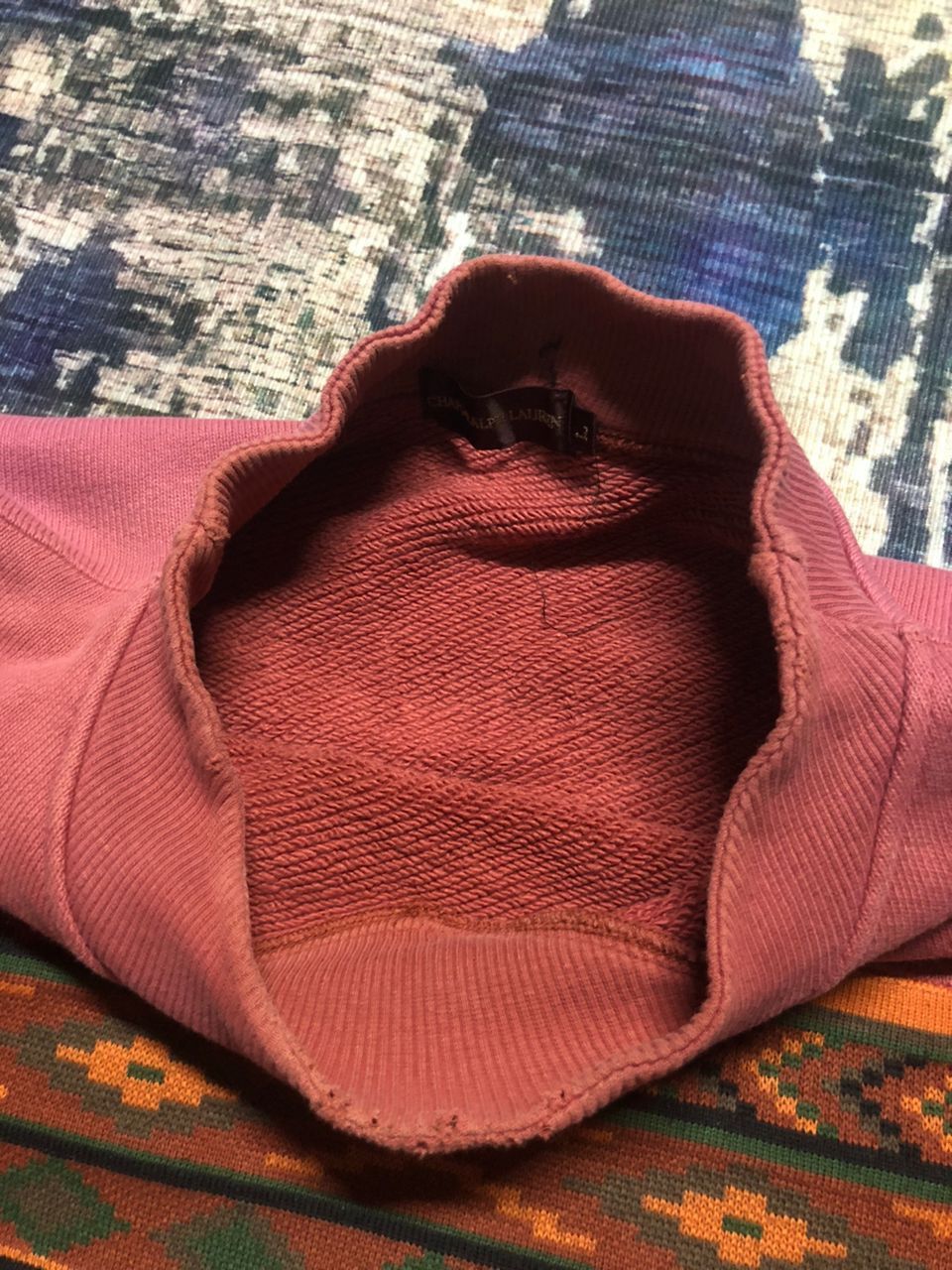 Chaps Ralph Lauren 90s Chaps Ralph Lauren Native Sweatshirt Stain Distressed Size US M / EU 48-50 / 2 - 8 Thumbnail