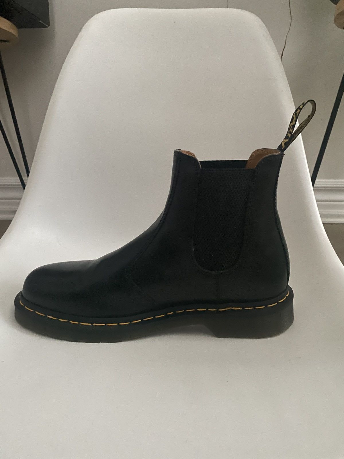 Dr. Martens Dr. Marten Yellow Stitch Leather Boot Size US 10 / EU 43 - 7 Thumbnail