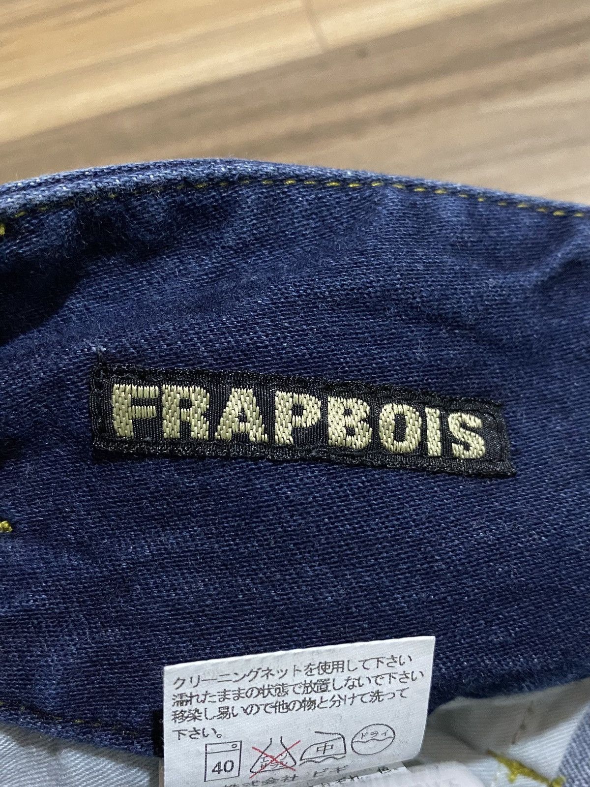 Frapbois × Issey Miyake × Japanese Brand 🇯🇵 FRAPBOIS CHERRY PRINT JEANS Size US 30 / EU 46 - 9 Thumbnail