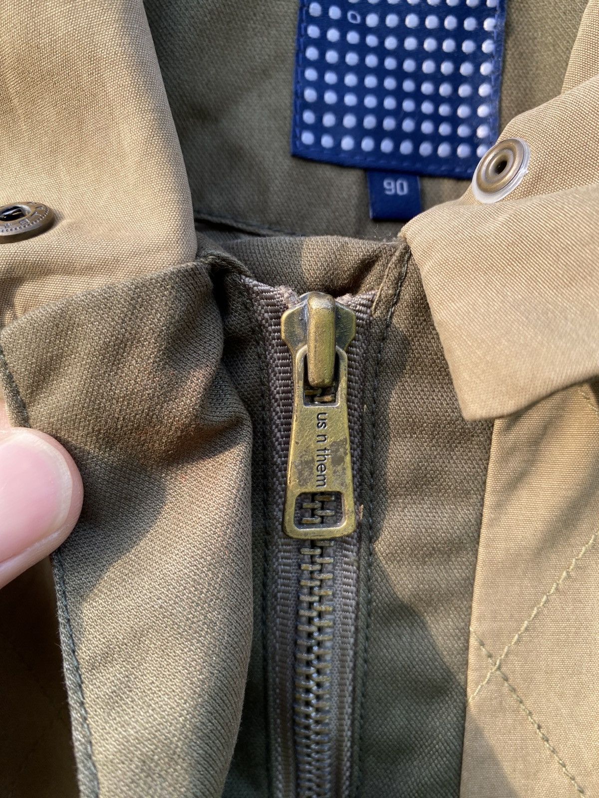 Japanese Brand Us N Them Utility Hooded Jacket Colorblock Outdoor Military Size US XL / EU 56 / 4 - 9 Thumbnail