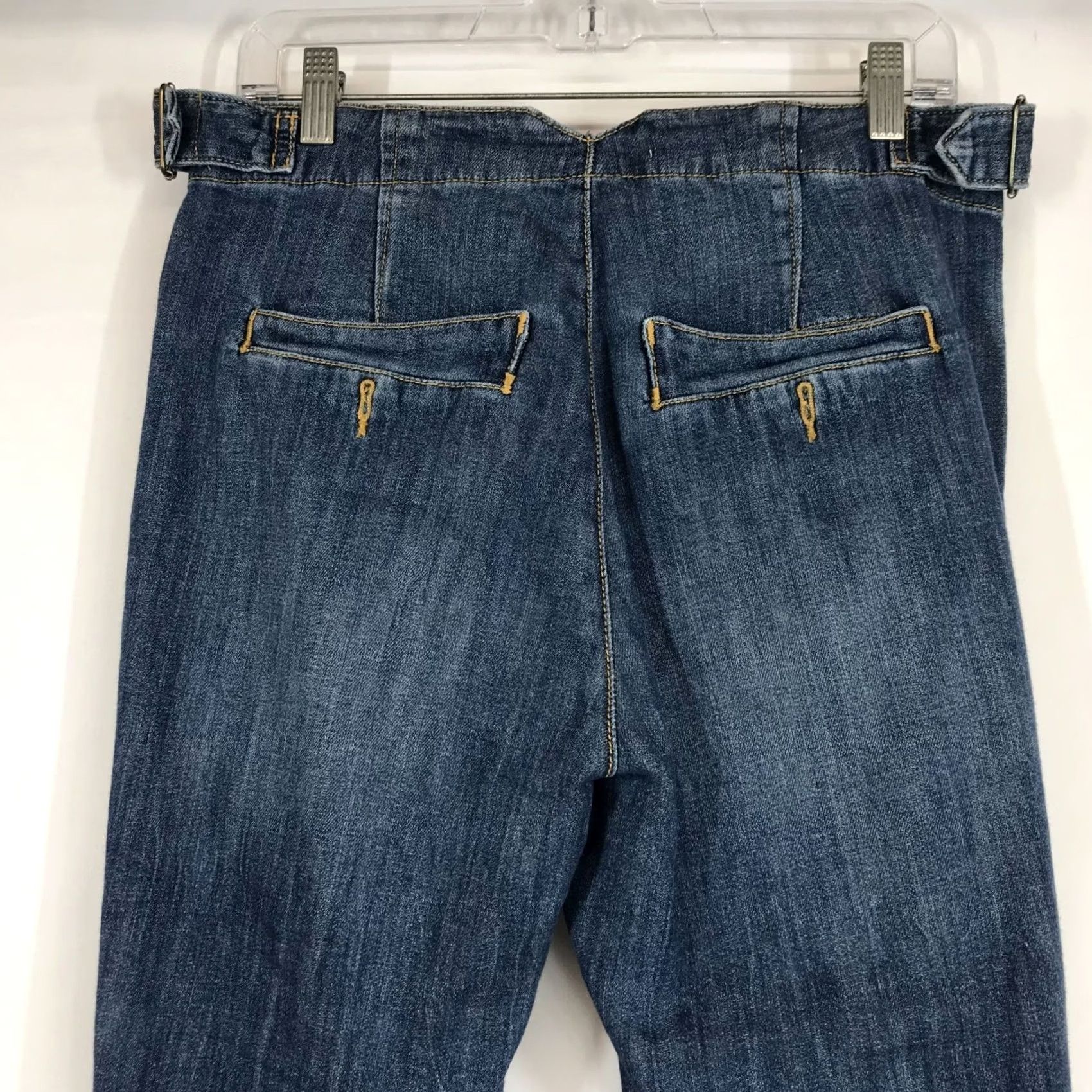 Vintage PILCRO - Womens 27 - Blue Denim Wide Leg Jeans Size 27" / US 4 / IT 40 - 5 Thumbnail