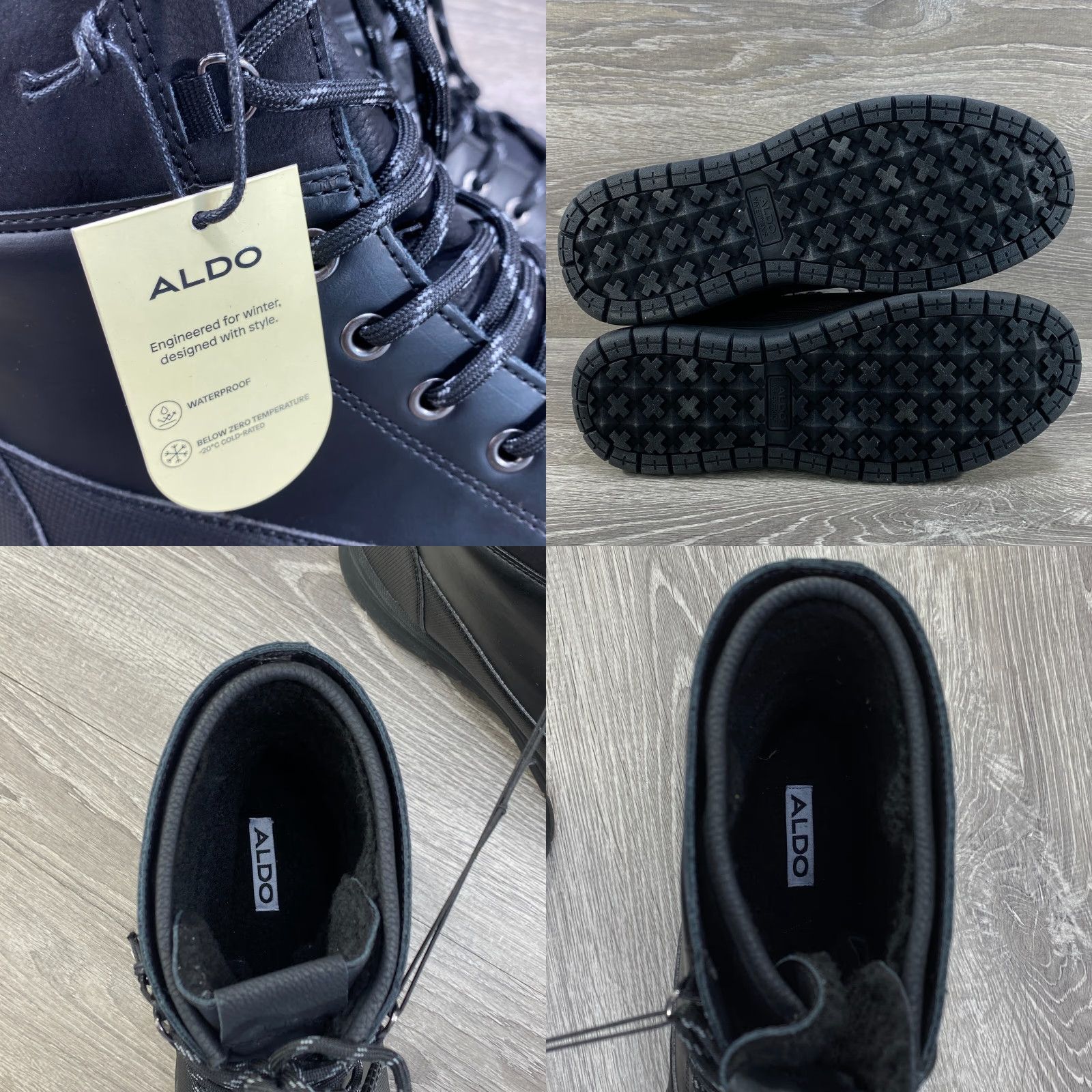 Aldo Aldo Mens Snowmass Midland Snow Boot Black Waterproof -20° C Cold-Rating 11 M - Boots Mens Black Snow Boot 11 M Aldo Size US 11 / EU 44 - 8 Thumbnail