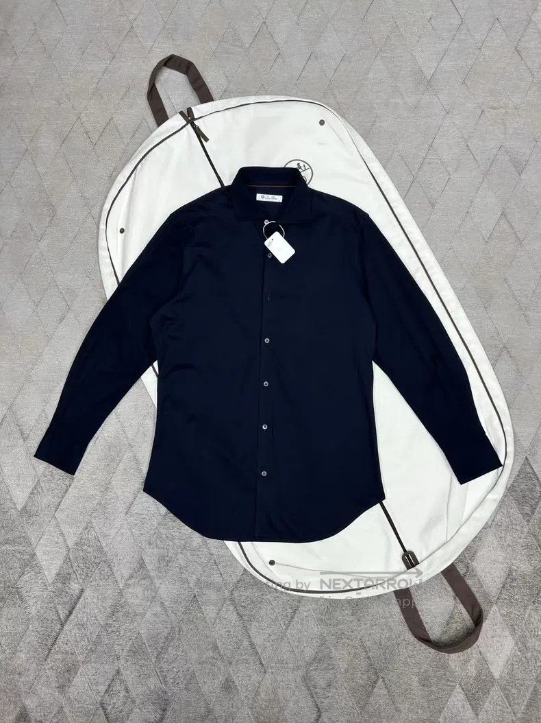 Loro Piana Loro Piana Sea Island cotton shirt Size US S / EU 44-46 / 1 - 1 Thumbnail