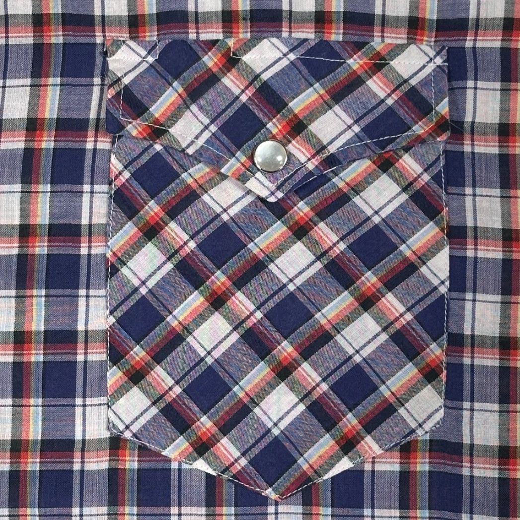 Vintage VINTAGE Youngbloods Western Shirt Adult EXTRA LARGE Purple White Plaid 90s Size US XL / EU 56 / 4 - 5 Thumbnail