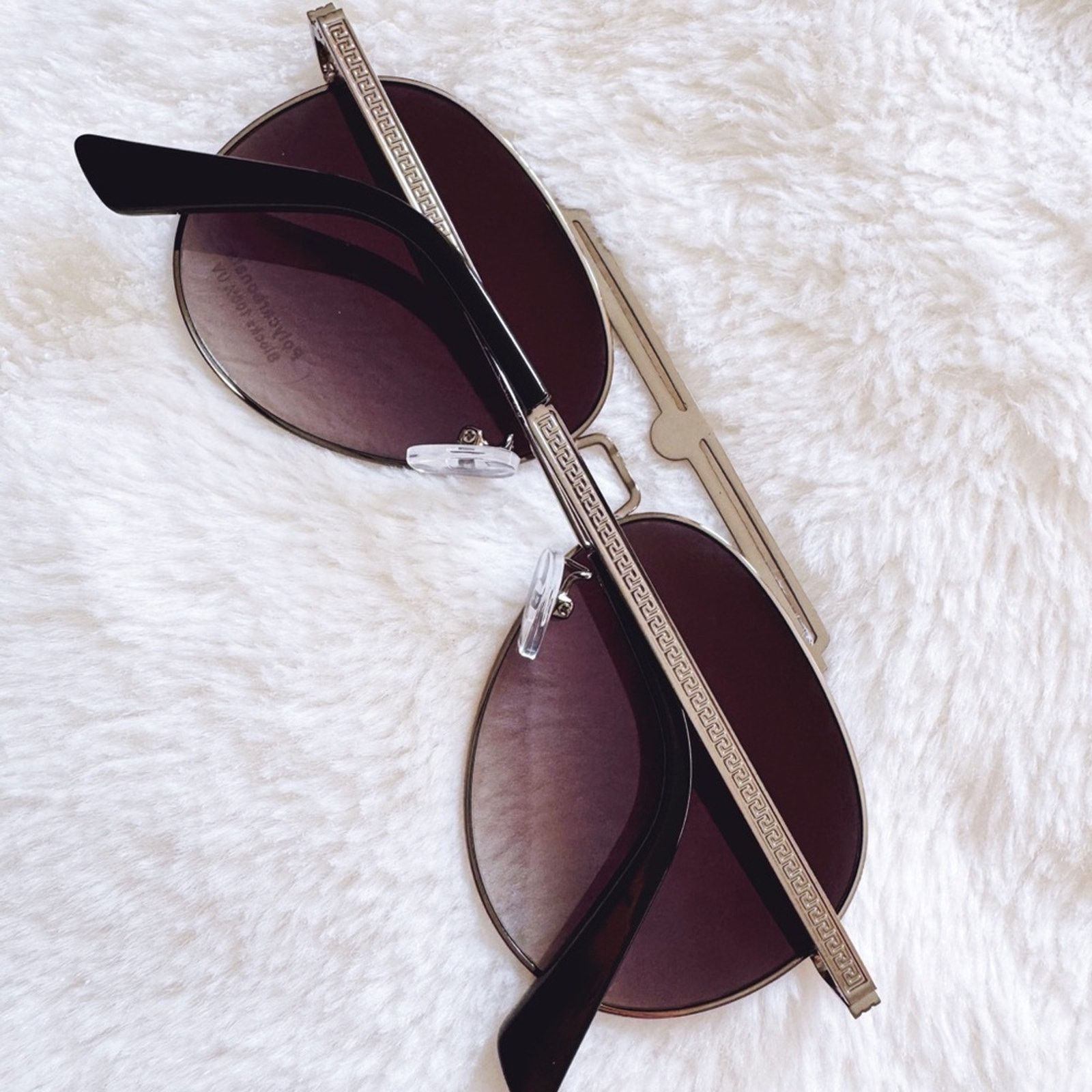 Other Doug Black W/ Silver Rim Aviator Sunglasses Size ONE SIZE - 10 Thumbnail