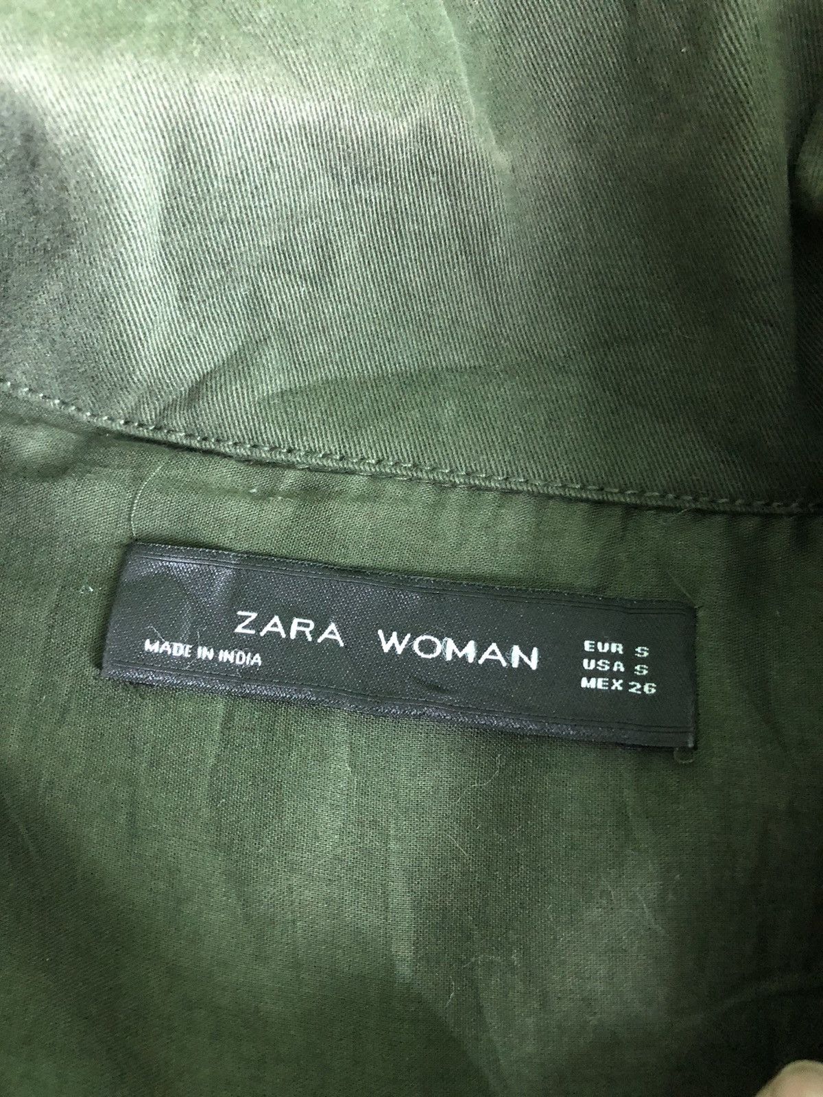 Zara Zara Ombré Seguin Motorcycle Patch Embroidered Army Jacket Size US S / EU 44-46 / 1 - 11 Thumbnail