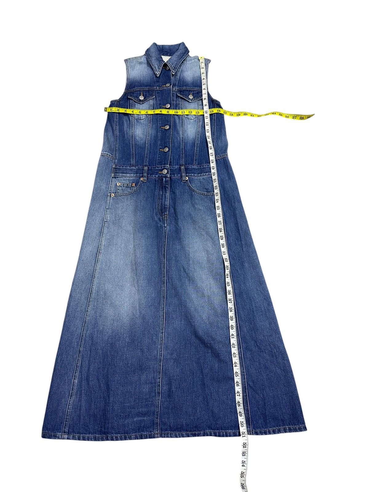 Maison Margiela Maison Margiela Denim Maxi Dress Italy Size S / US 4 / IT 40 - 15 Thumbnail